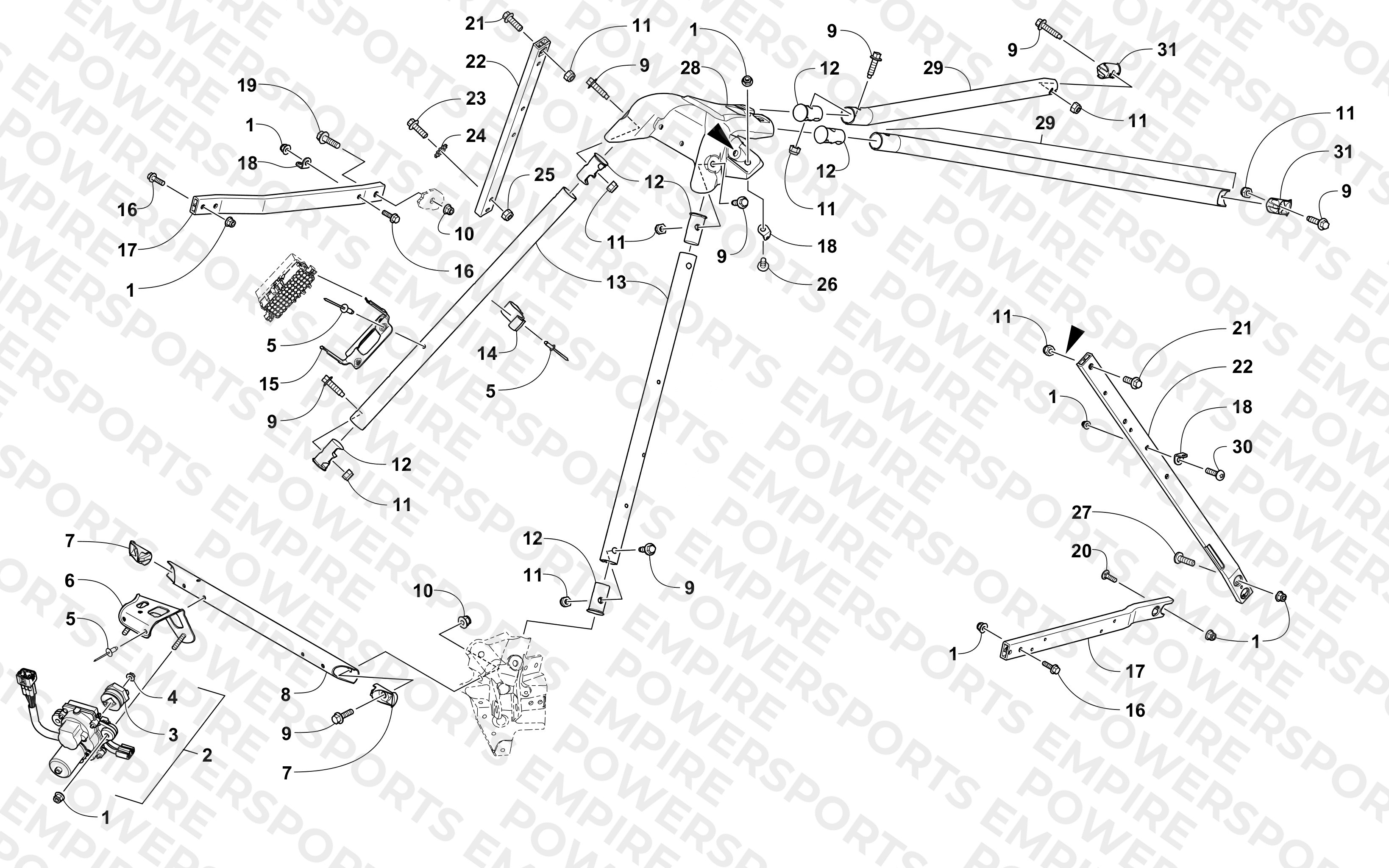 STEERING SUPPORT ASSEMBLY