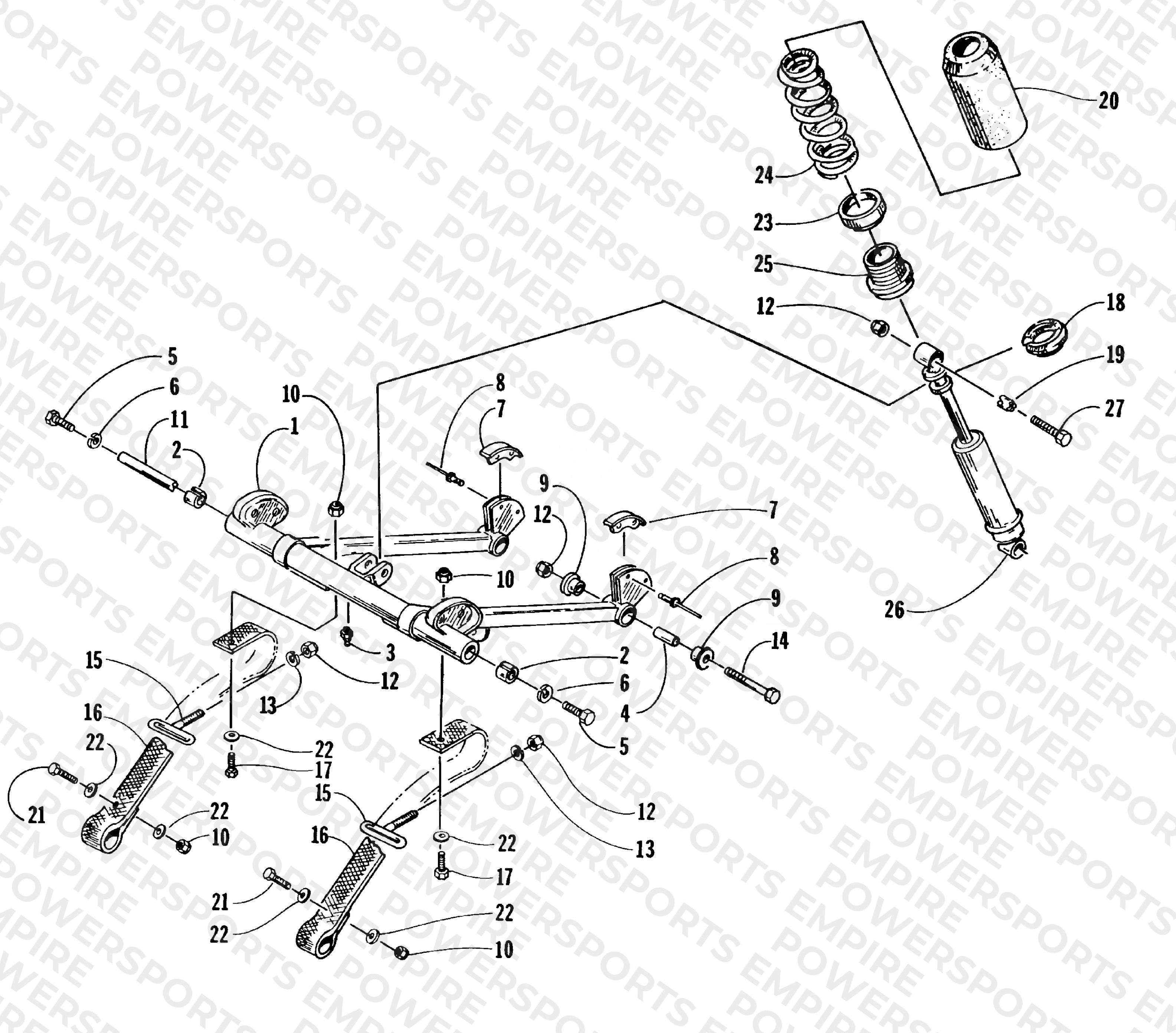 REAR SUSPENSION FRONT ARM ASSEMBLY