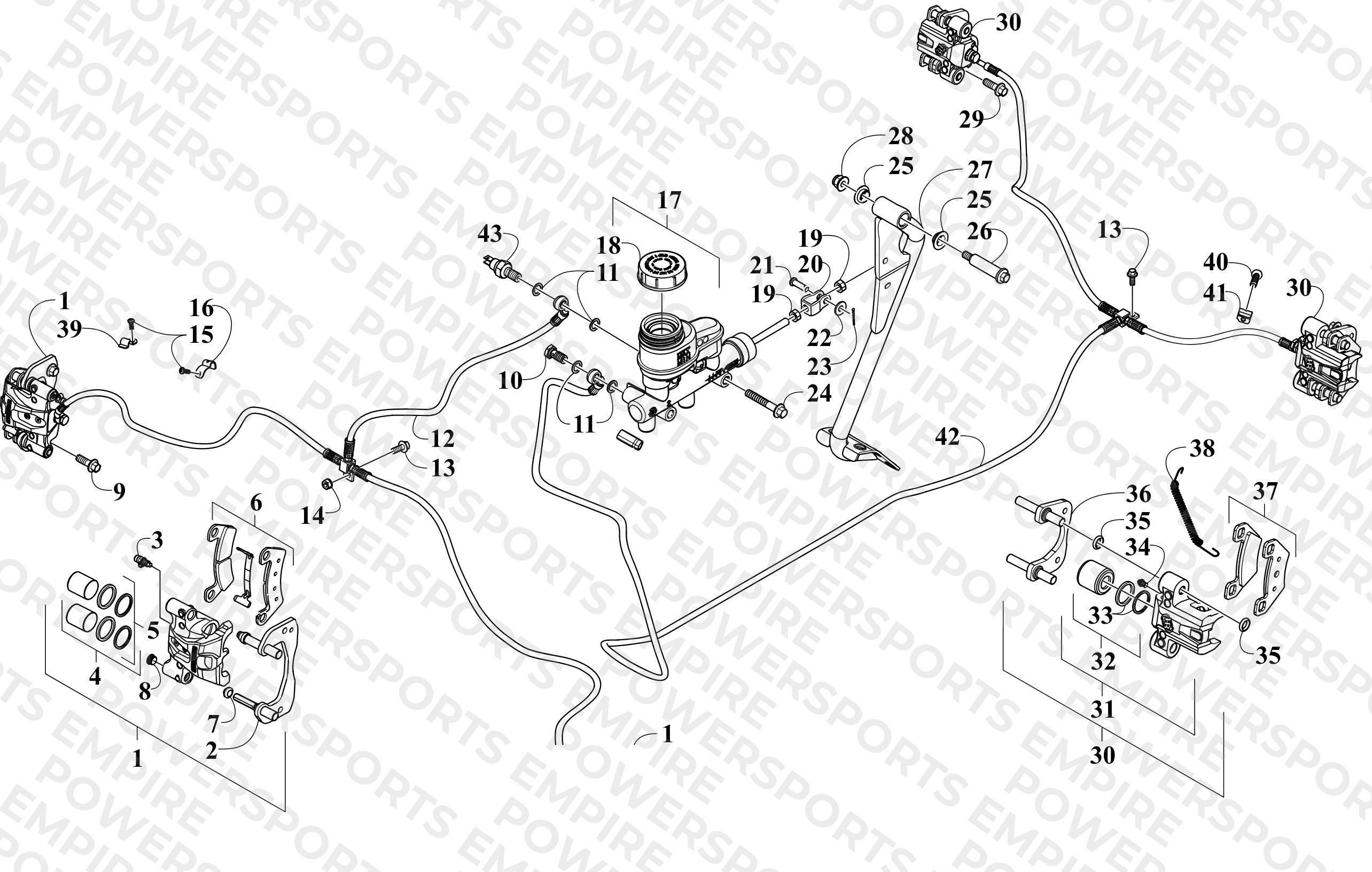 HYDRAULIC BRAKE ASSEMBLY