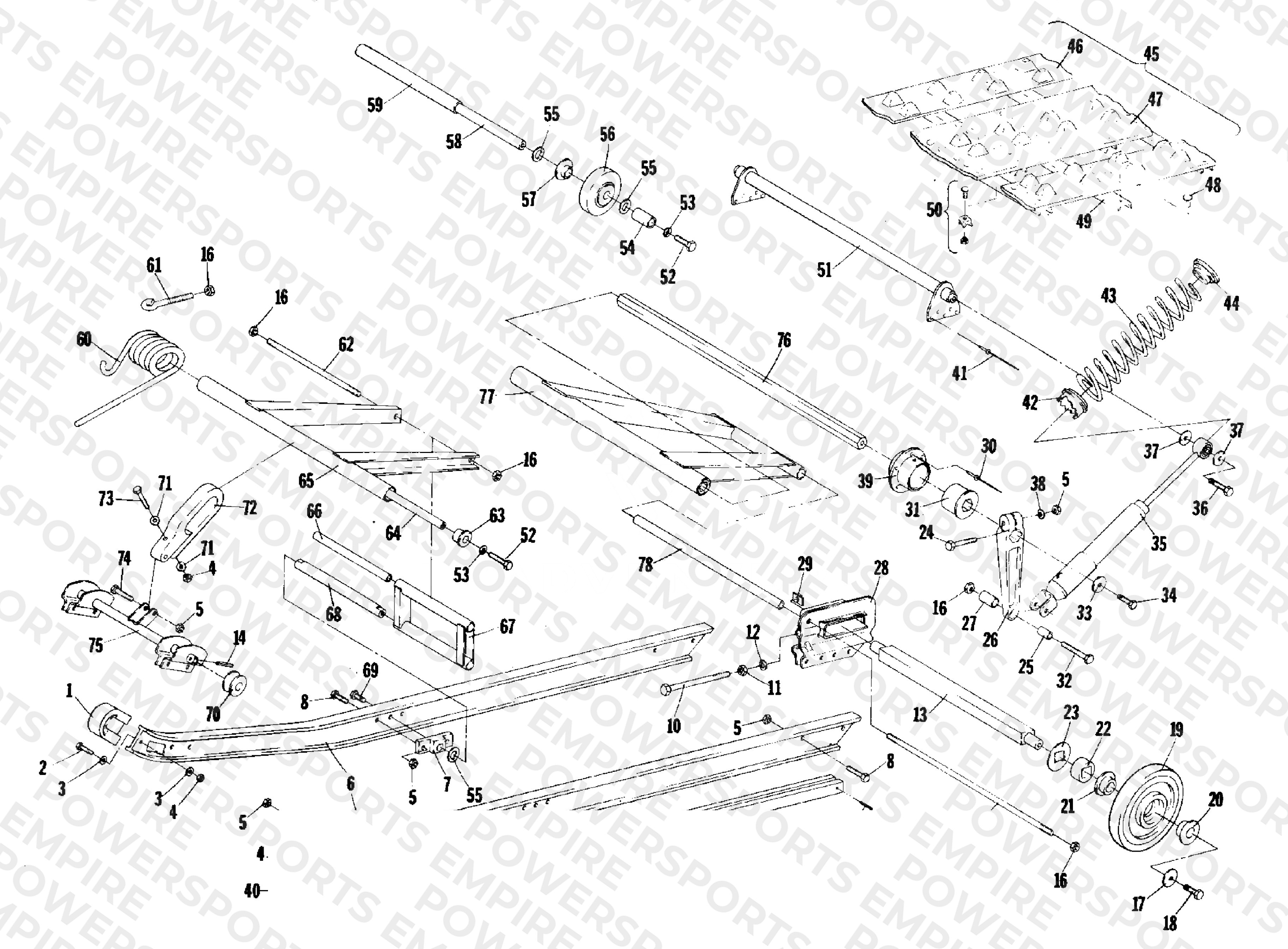 UNDERCARRIAGE AND TRACK