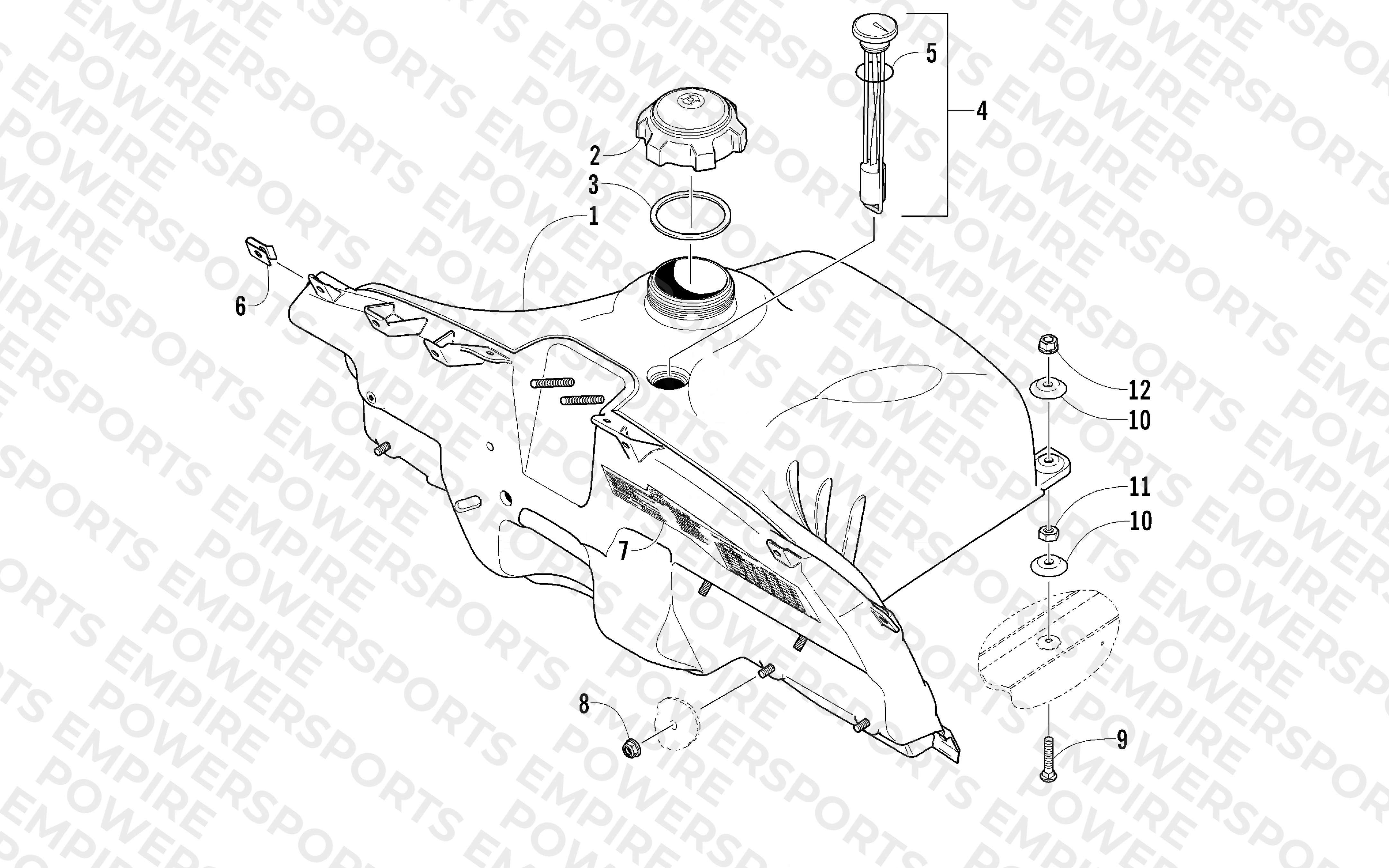GAS TANK ASSEMBLY