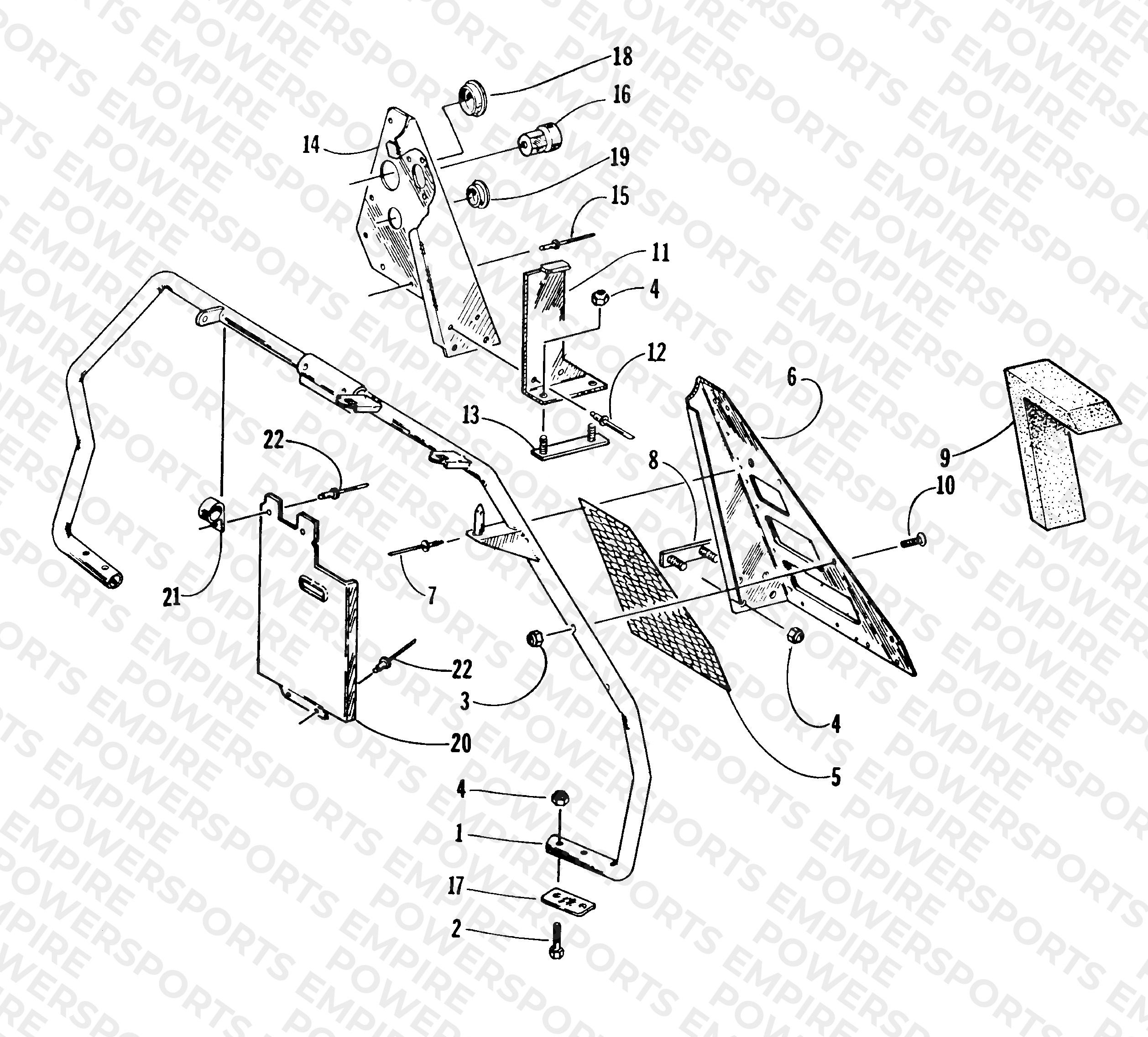 STEERING SUPPORT ASSEMBLY