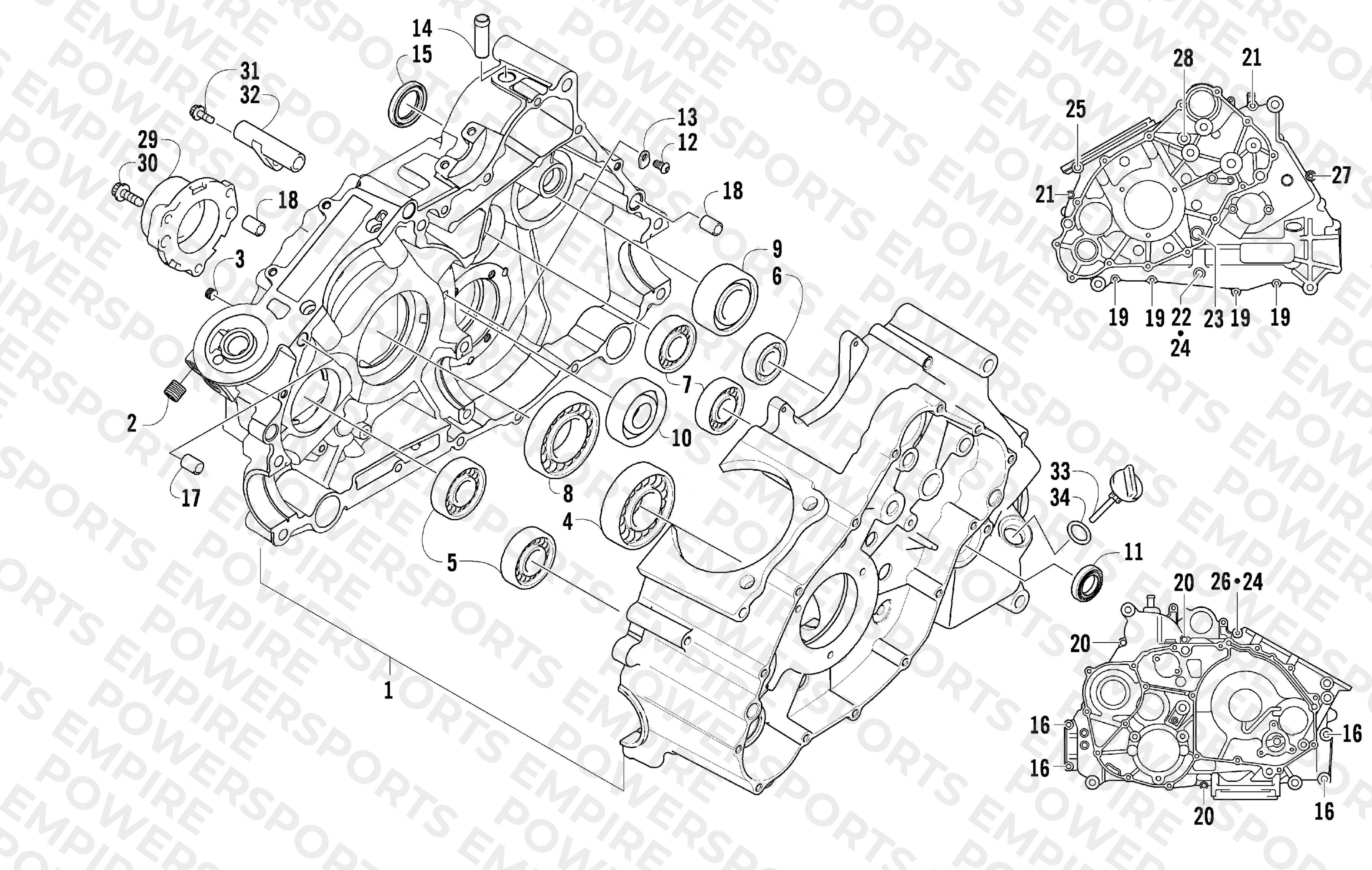 CRANKCASE ASSEMBLY