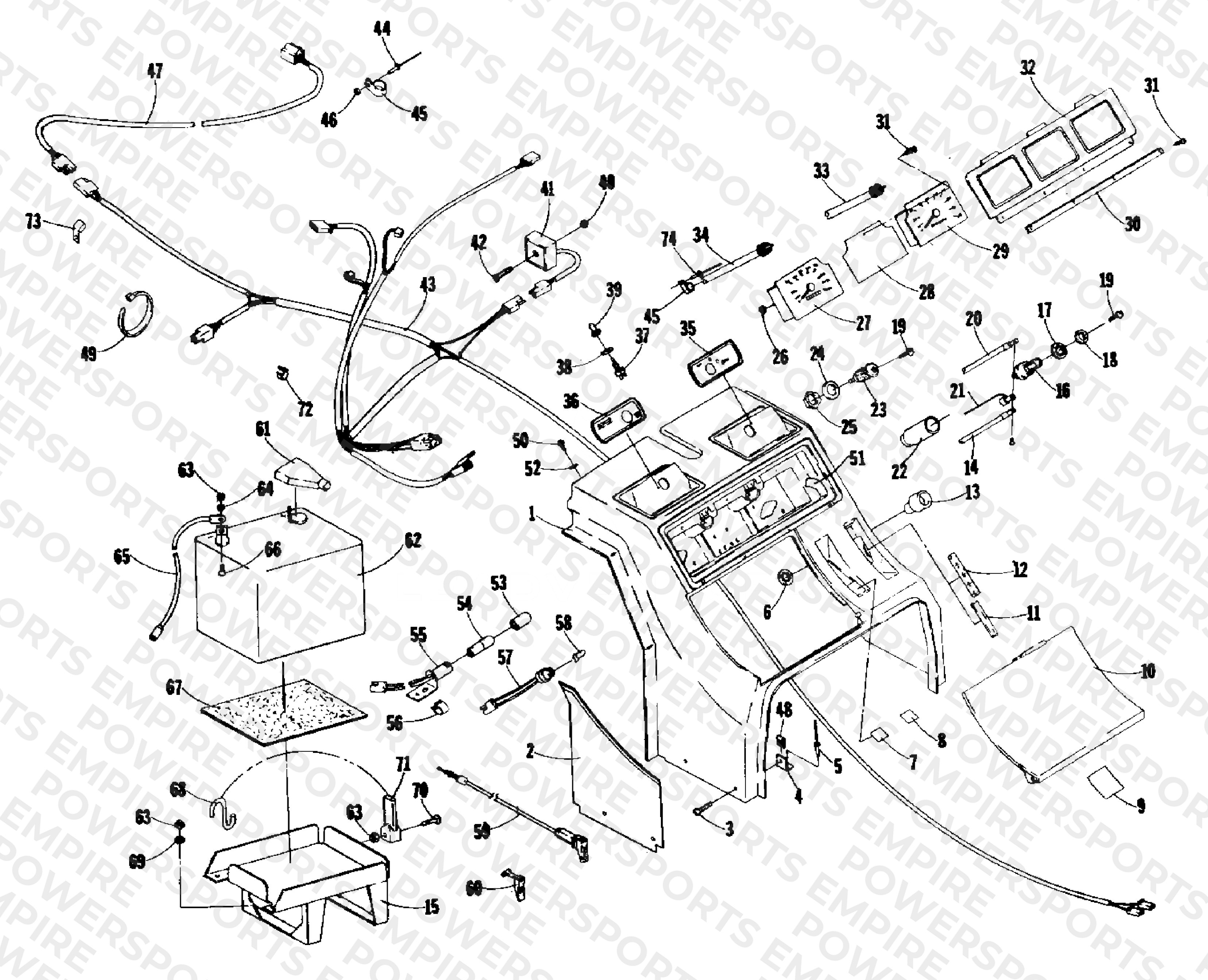 CONSOLE AND WIRING