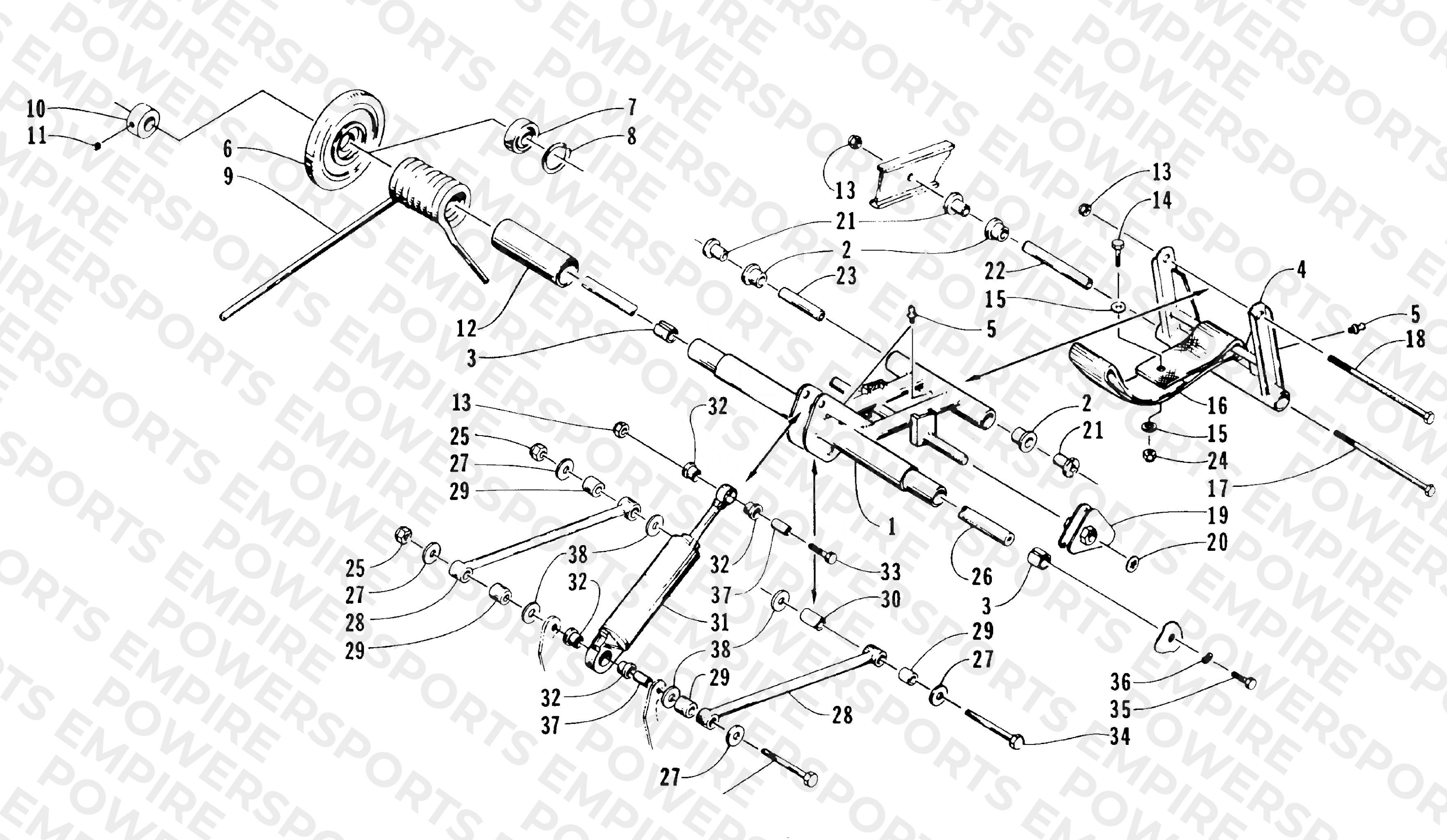 REAR SUSPENSION/REAR ARM ASSEMBLY