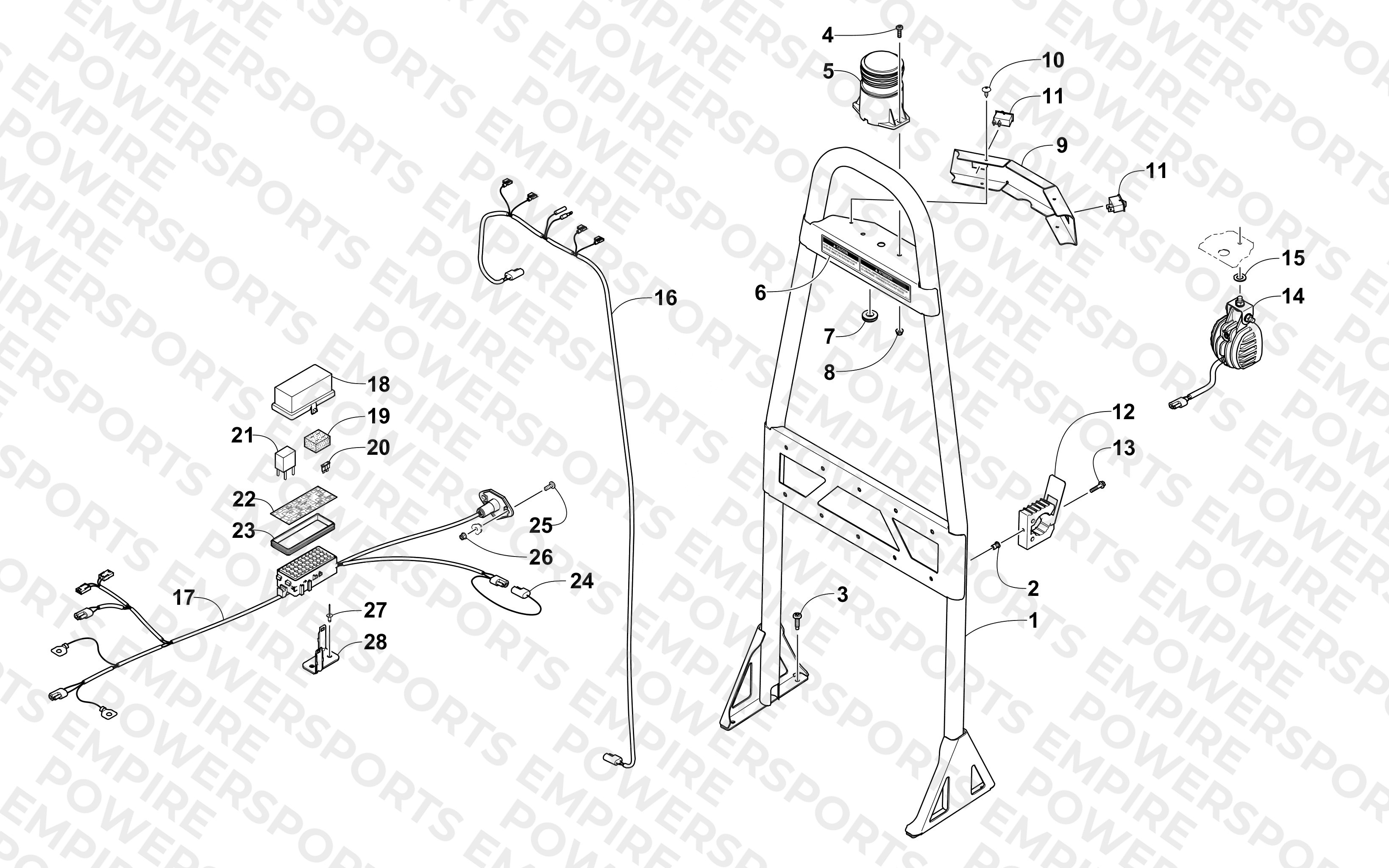 STROBE AND TAILLIGHT ASSEMBLY
