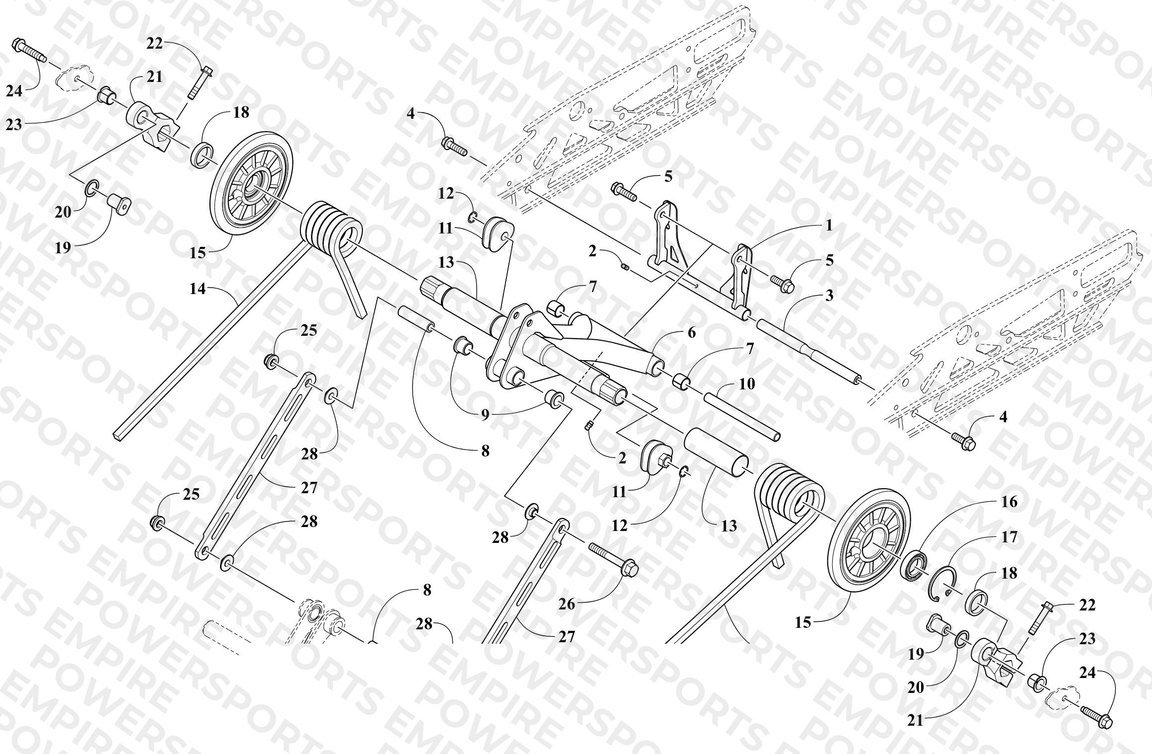 REAR SUSPENSION REAR ARM ASSEMBLY