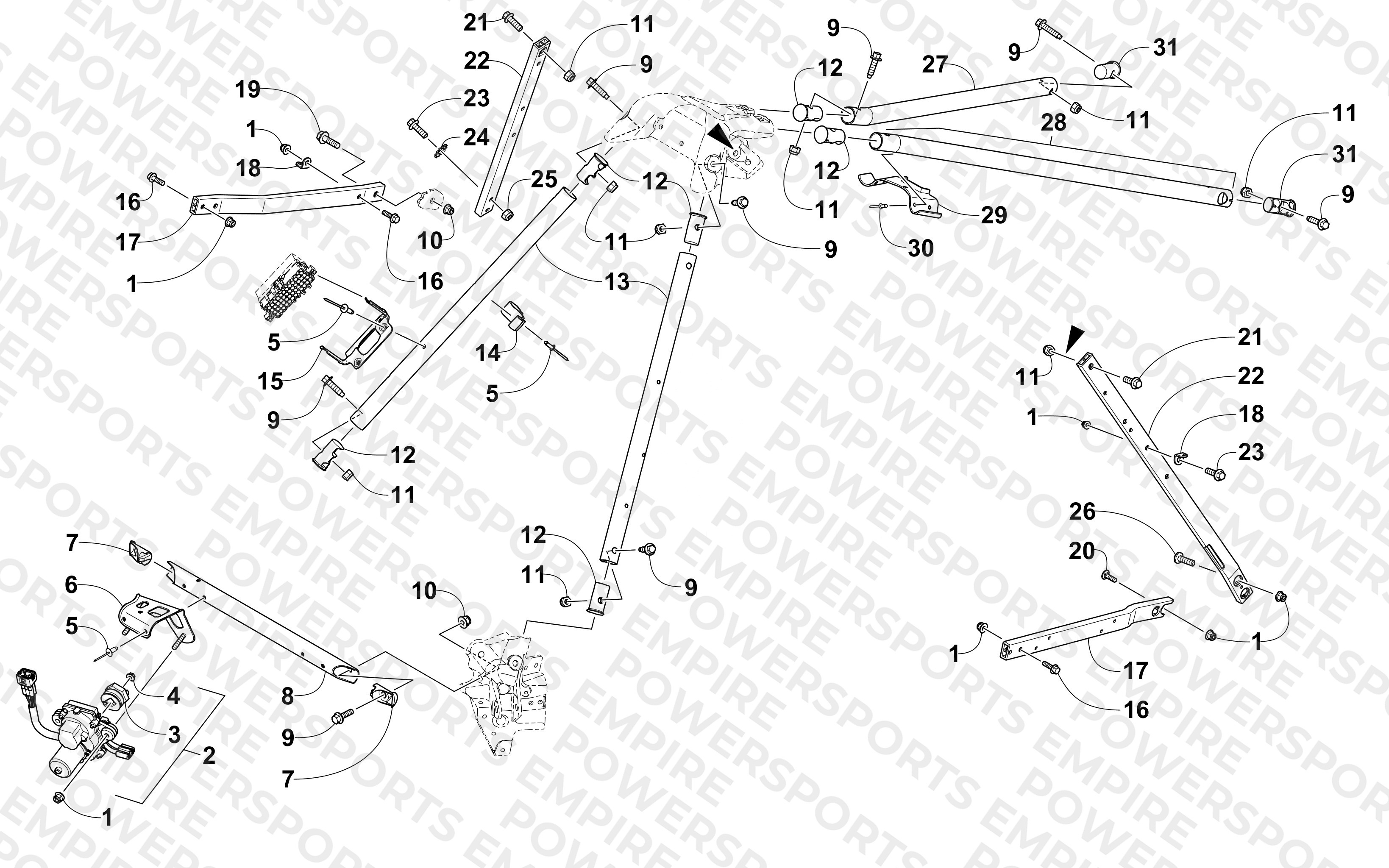 STEERING SUPPORT ASSEMBLY
