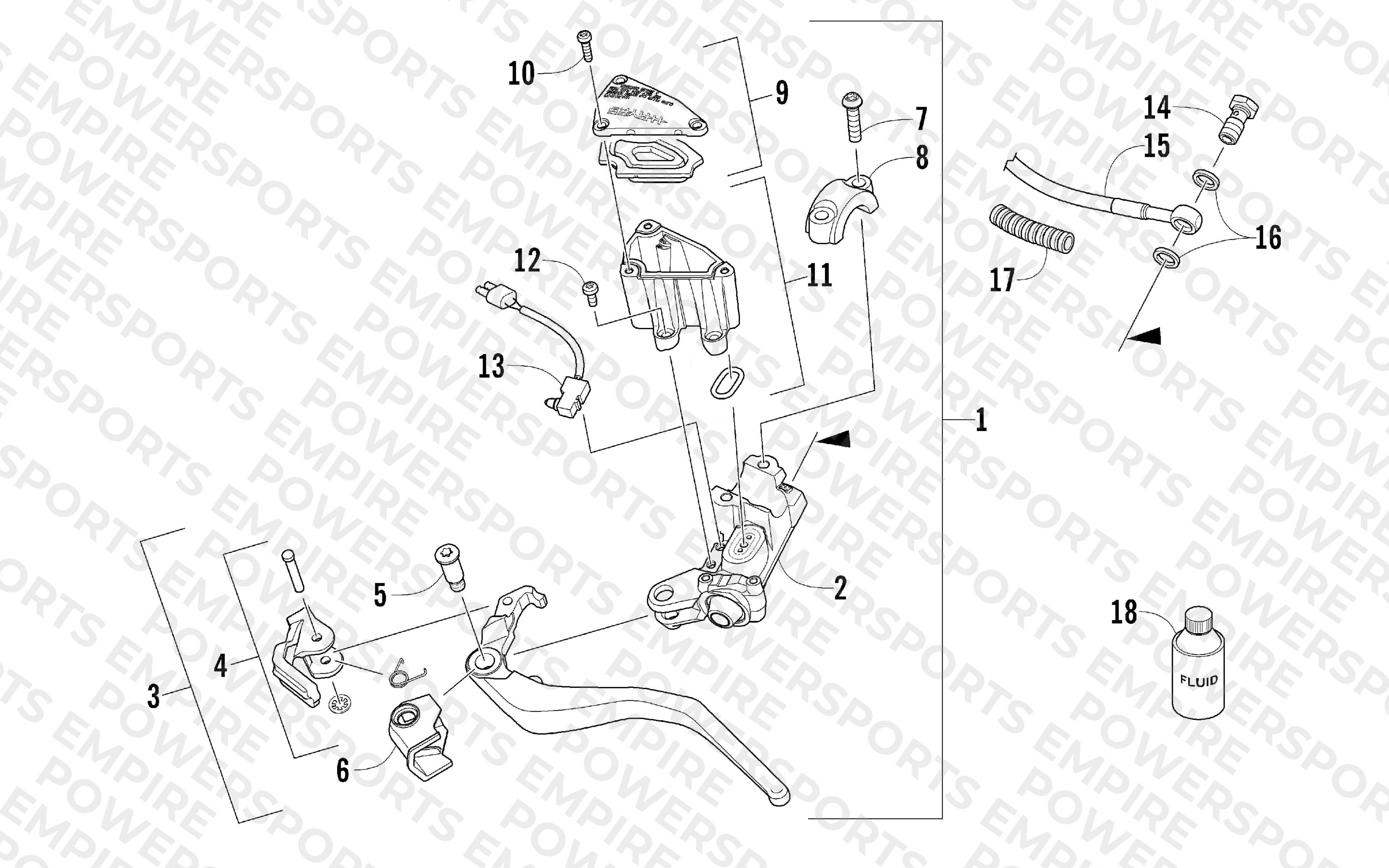 HYDRAULIC BRAKE CONTROL ASSEMBLY