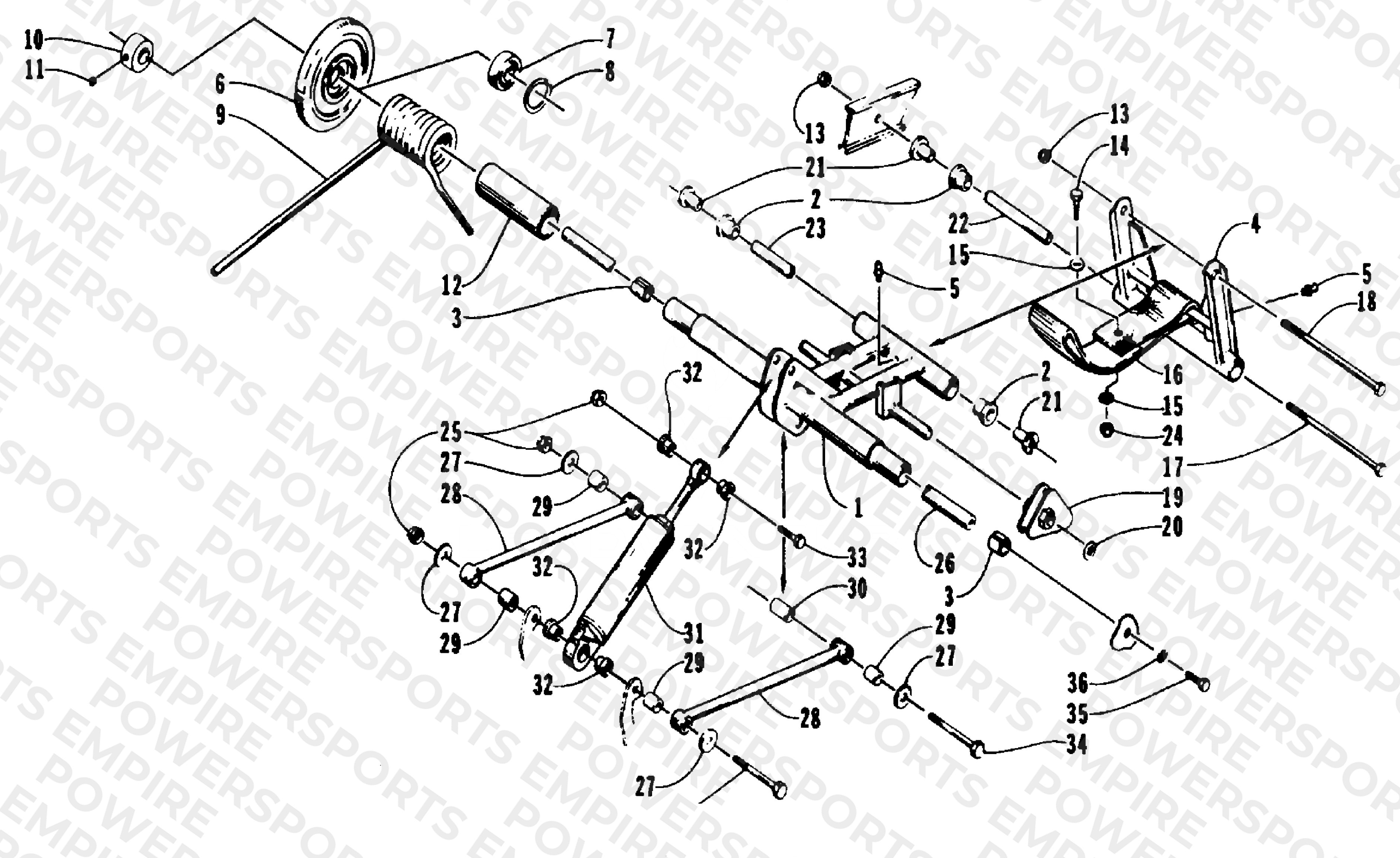 REAR SUSPENSION REAR ARM ASSEMBLIES