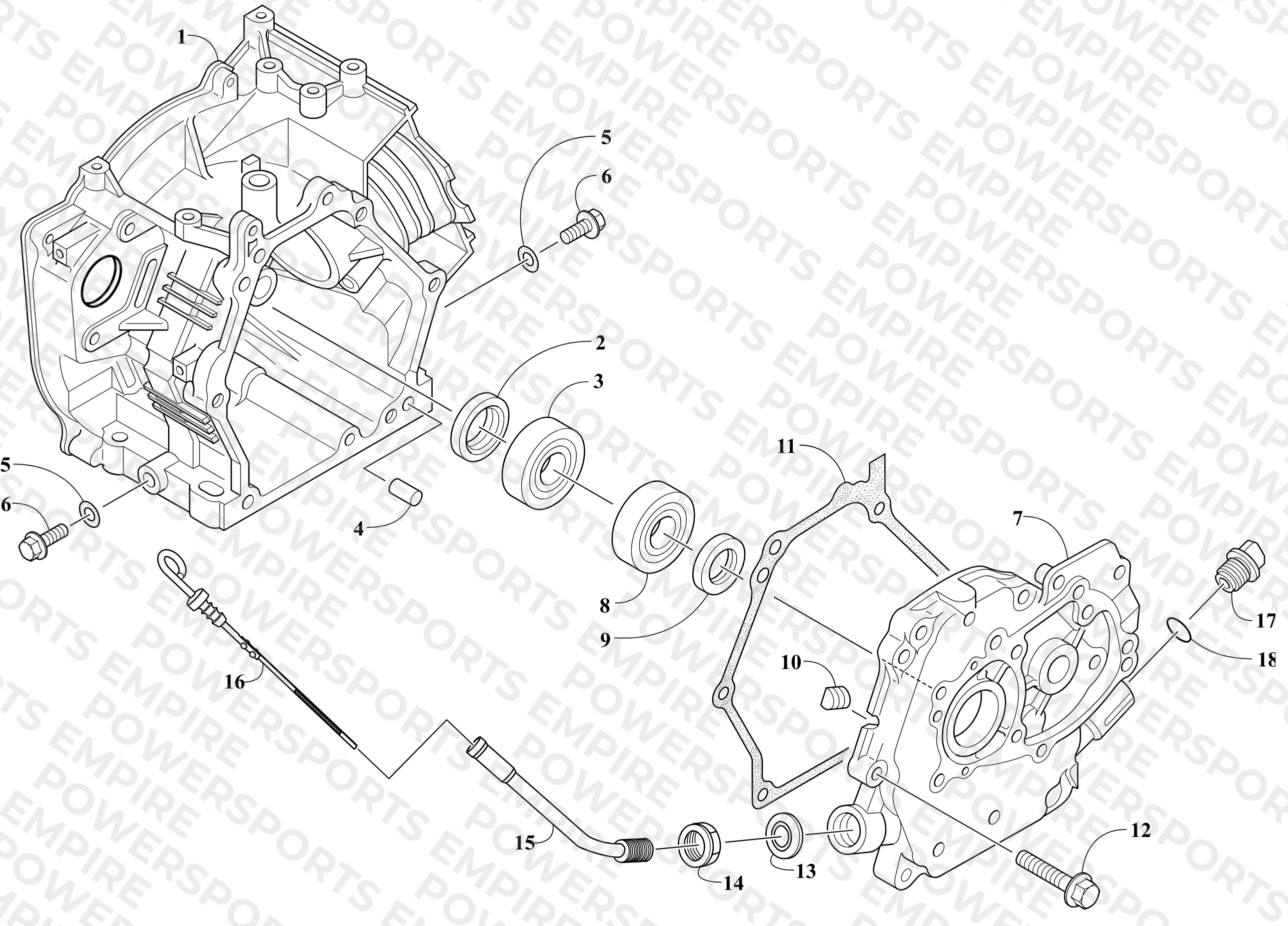 CRANKCASE/COVER ASSEMBLY