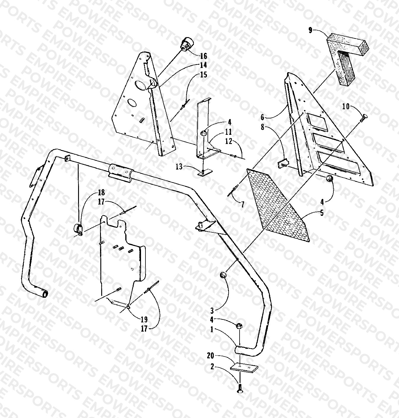 STEERING SUPPORT ASSEMBLY