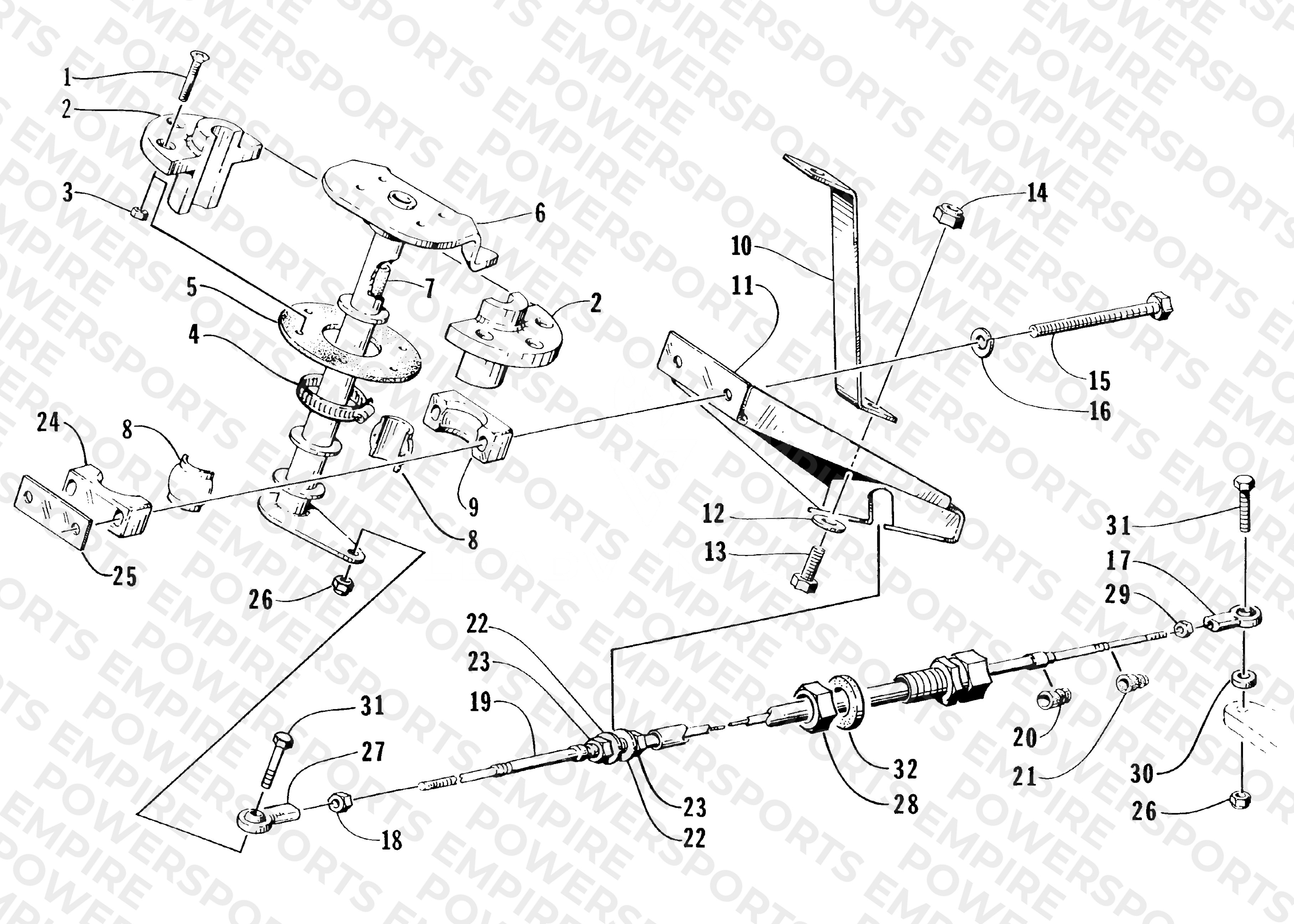 STEERING POST ASSEMBLY