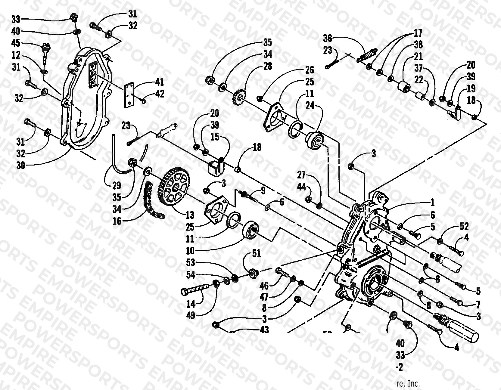 DRIVE/DROPCASE ASSEMBLY