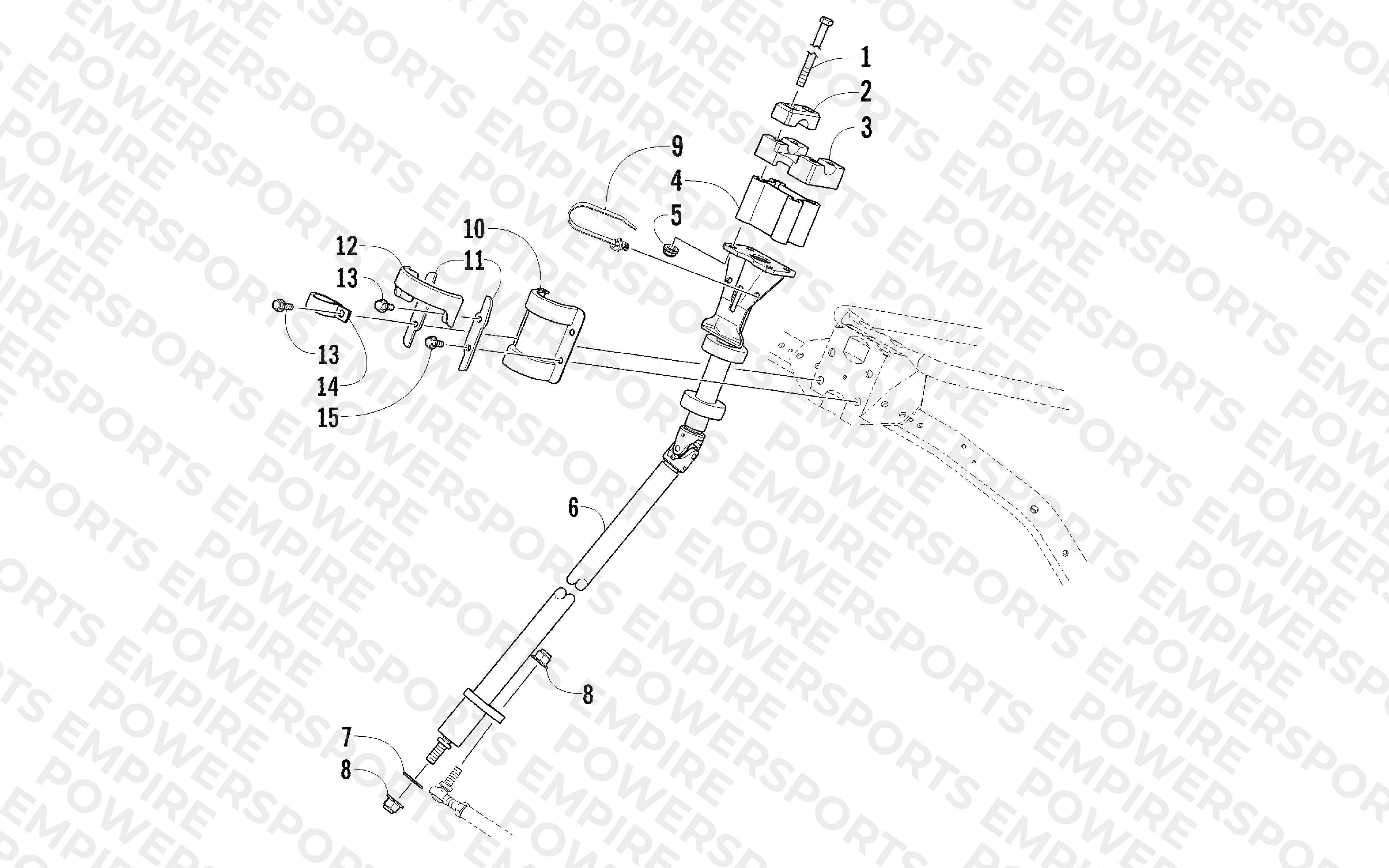 STEERING POST ASSEMBLY