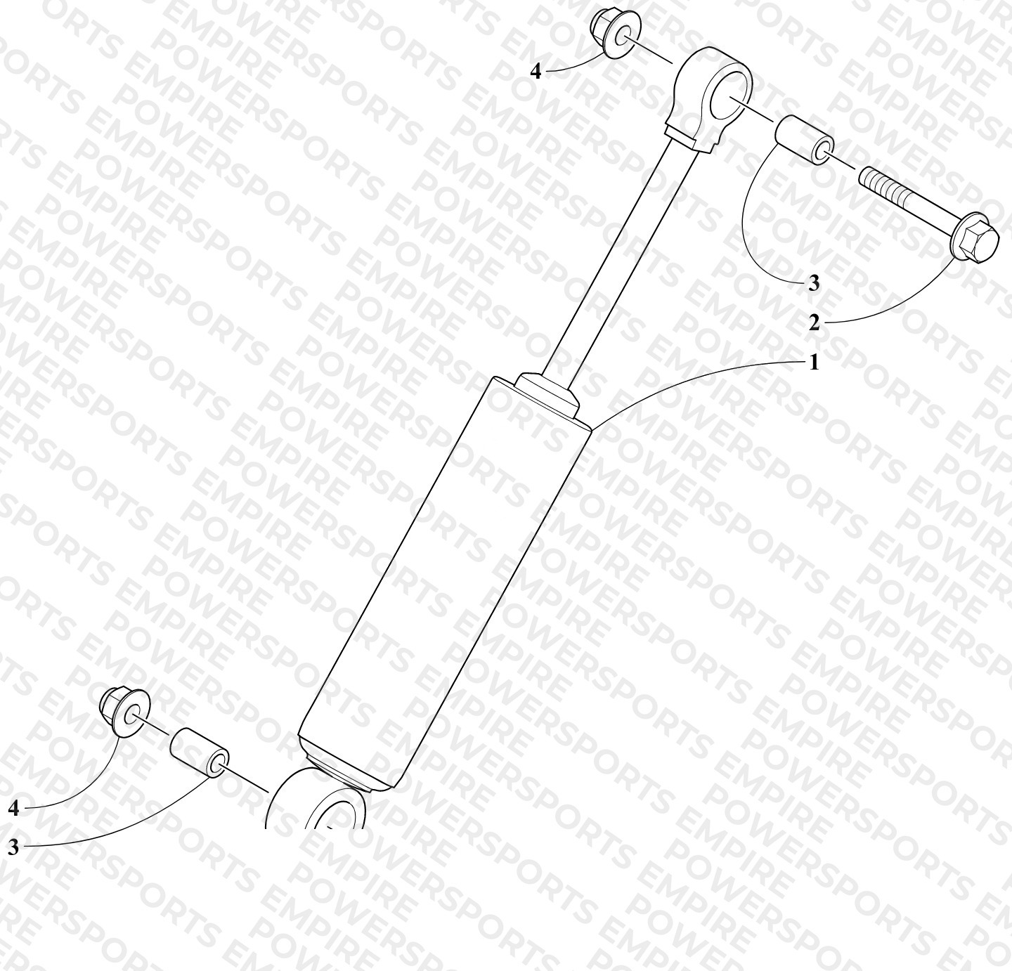 REAR SUSPENSION REAR ARM SHOCK ABSORBER