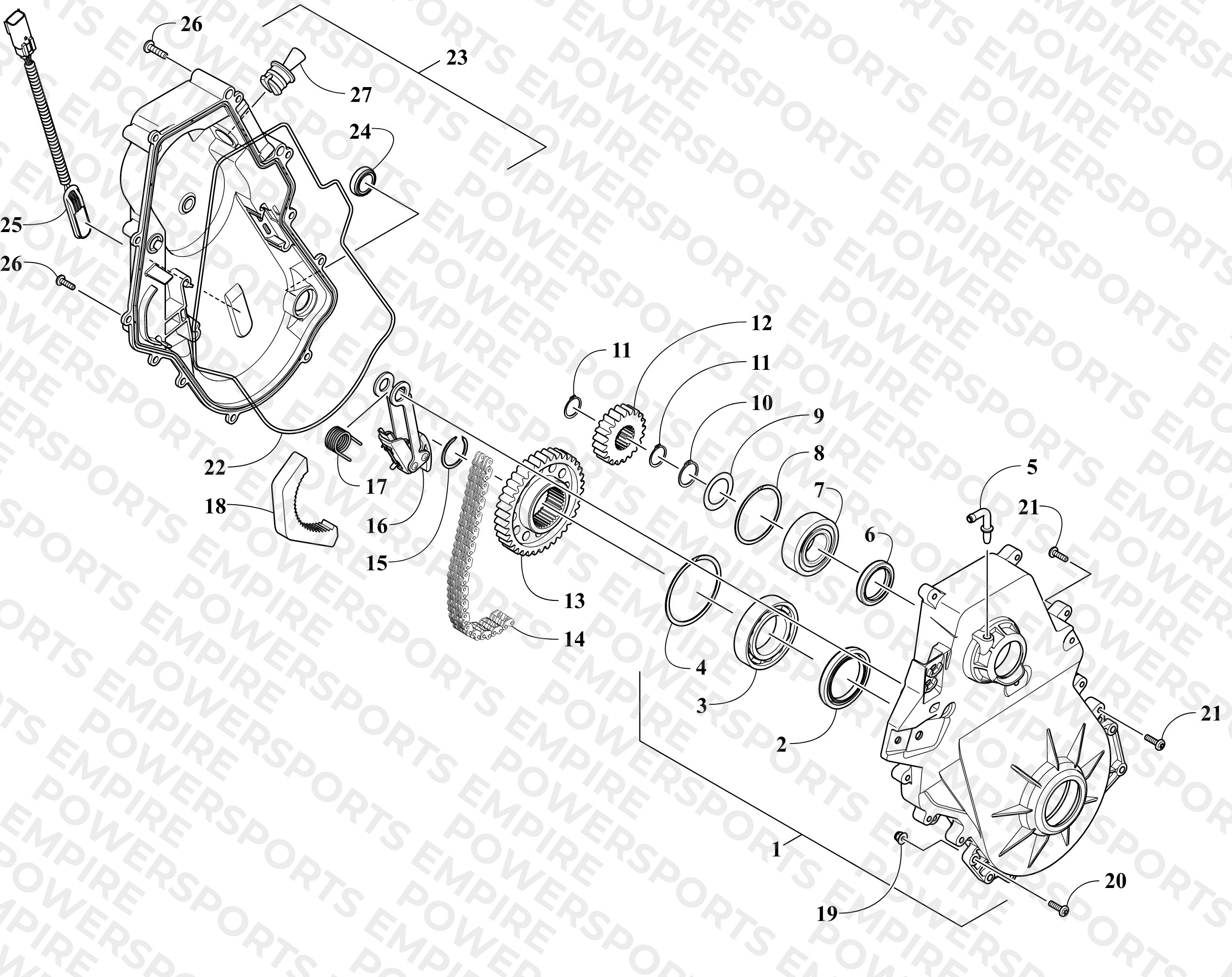 CHAIN CASE ASSEMBLY