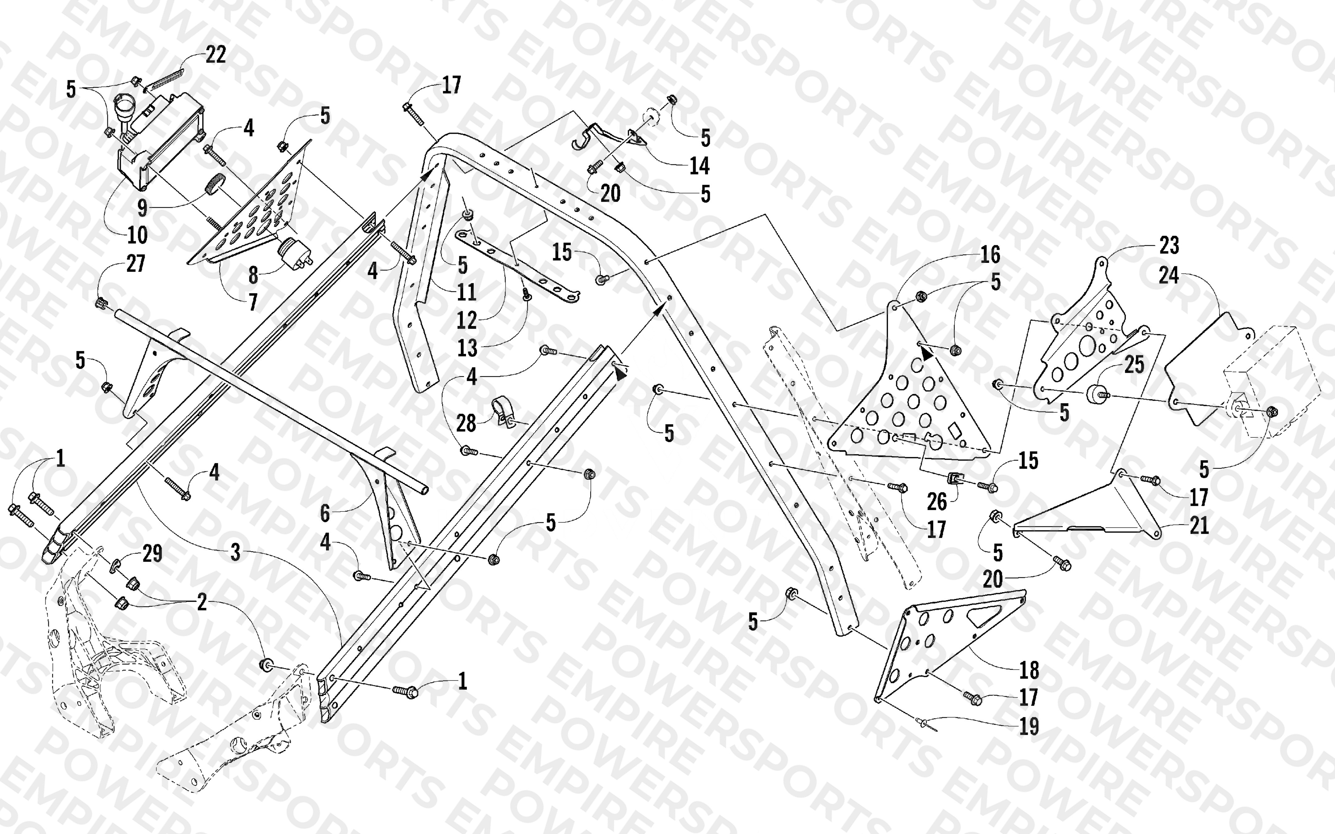 STEERING SUPPORT ASSEMBLY