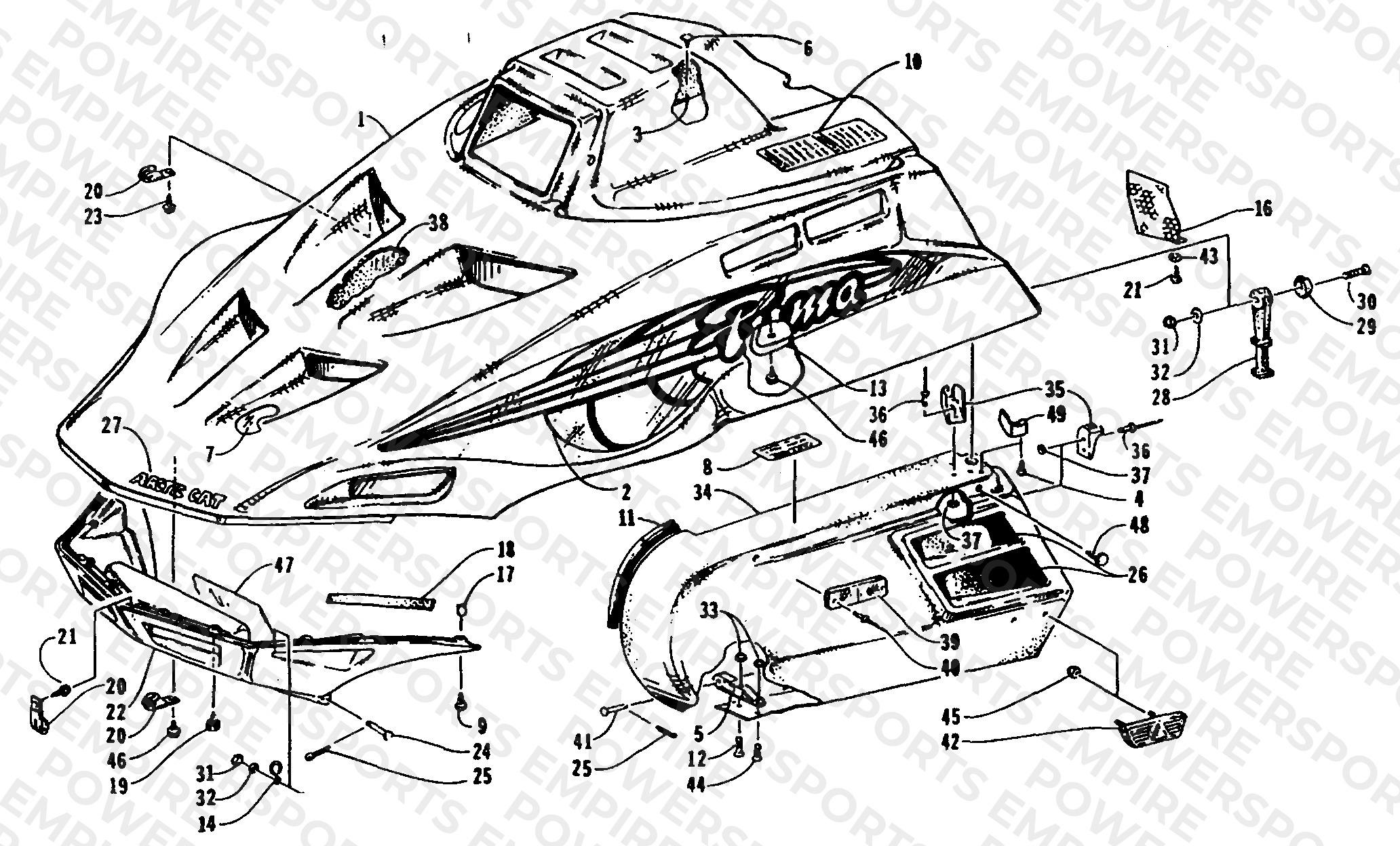 HOOD AND SIDE PODS
