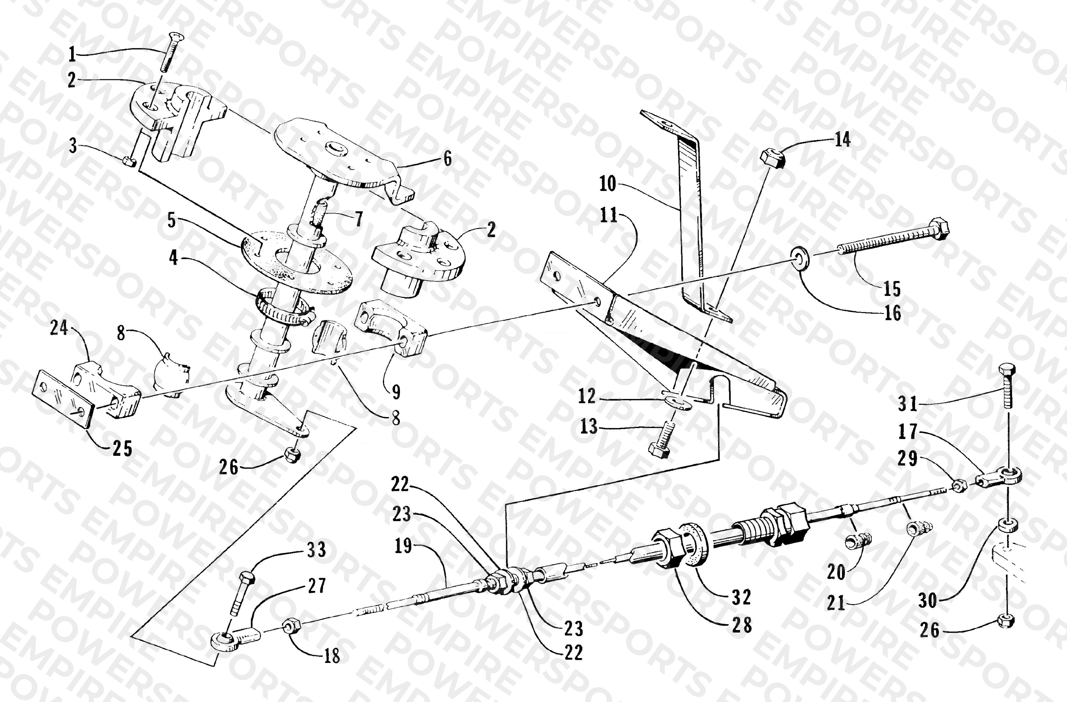 STEERING POST ASSEMBLY