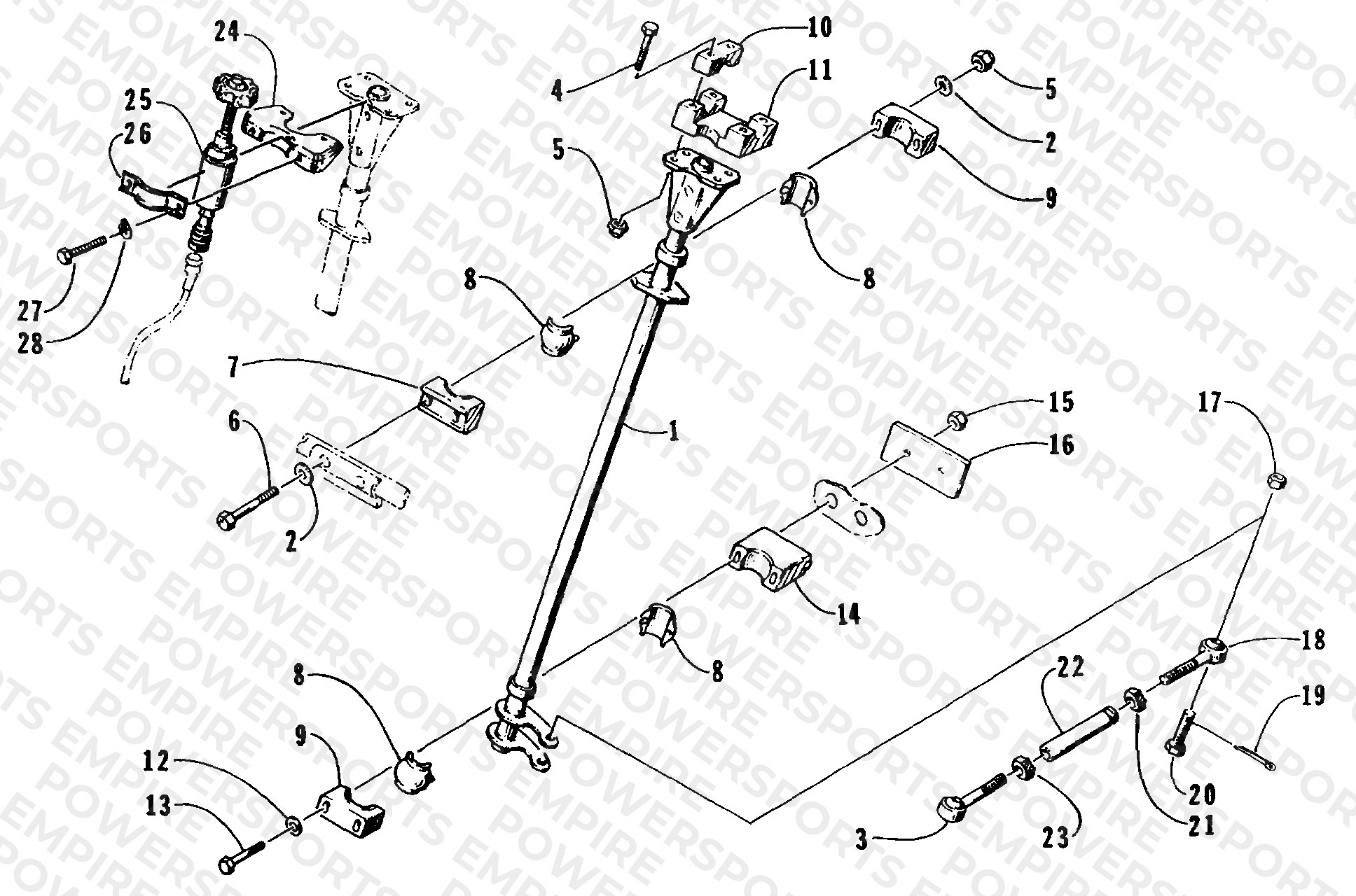 STEERING POST ASSEMBLY