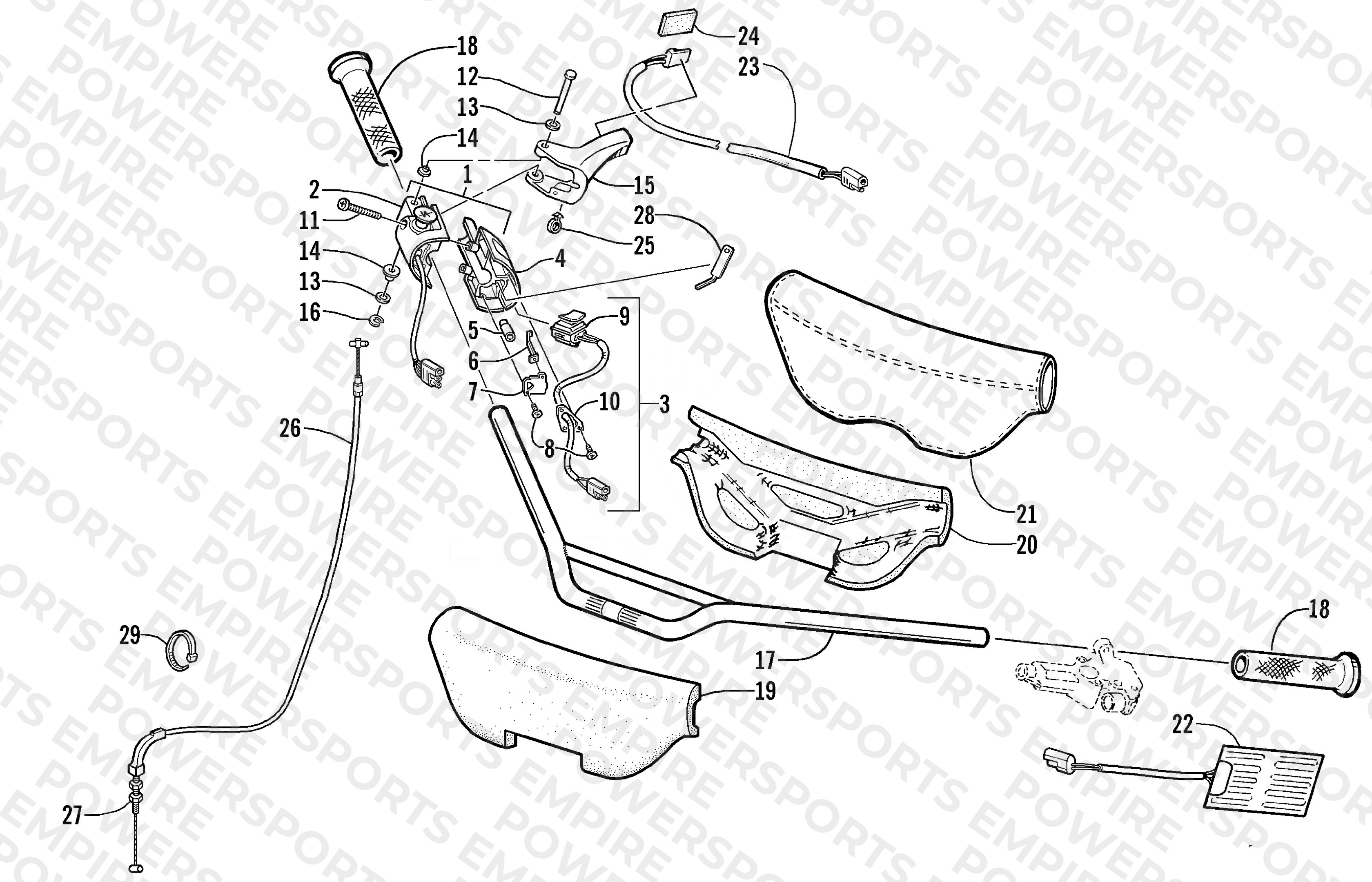 HANDLEBAR AND CONTROLS