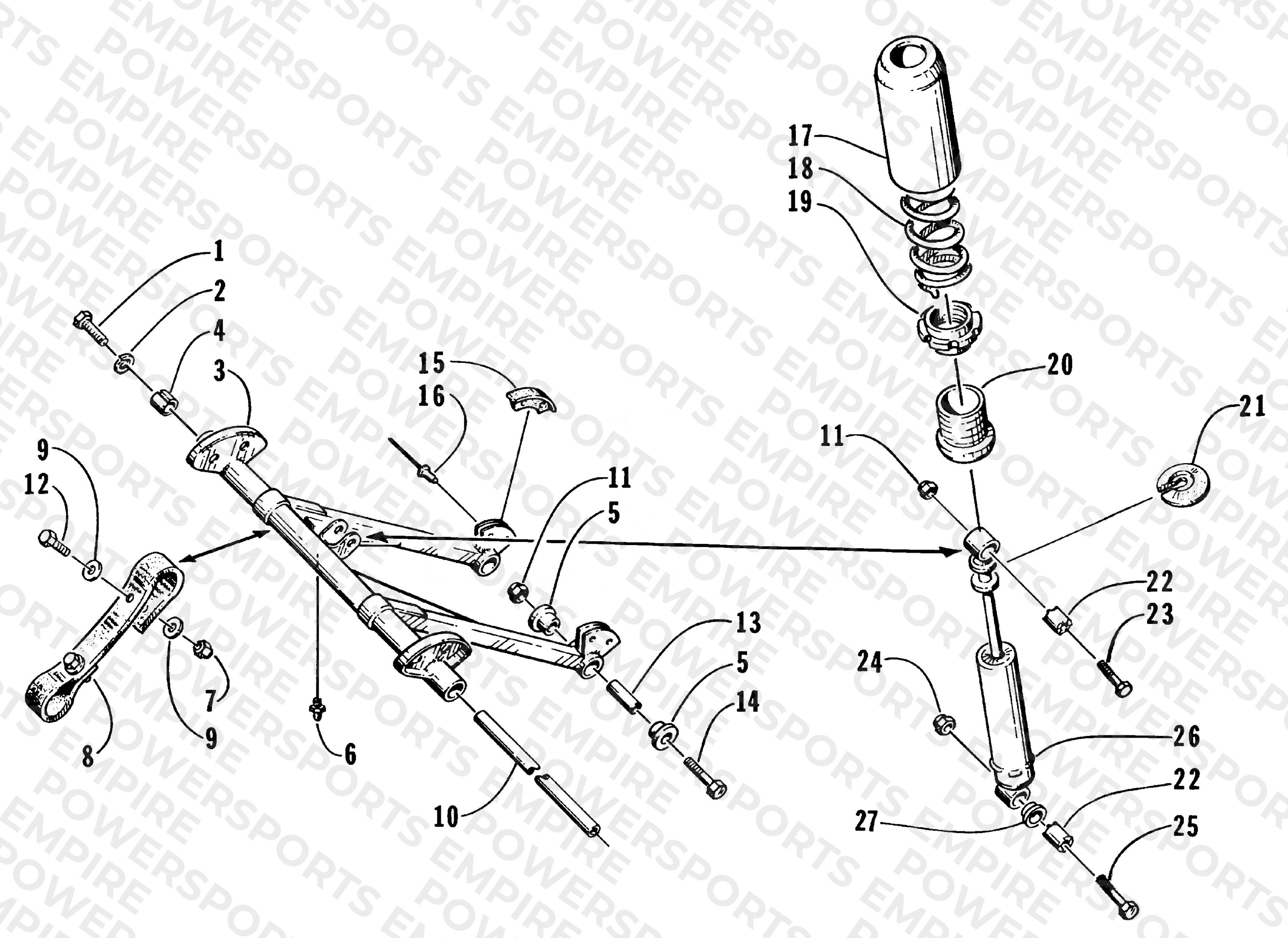 REAR SUSPENSION - FRONT ARM