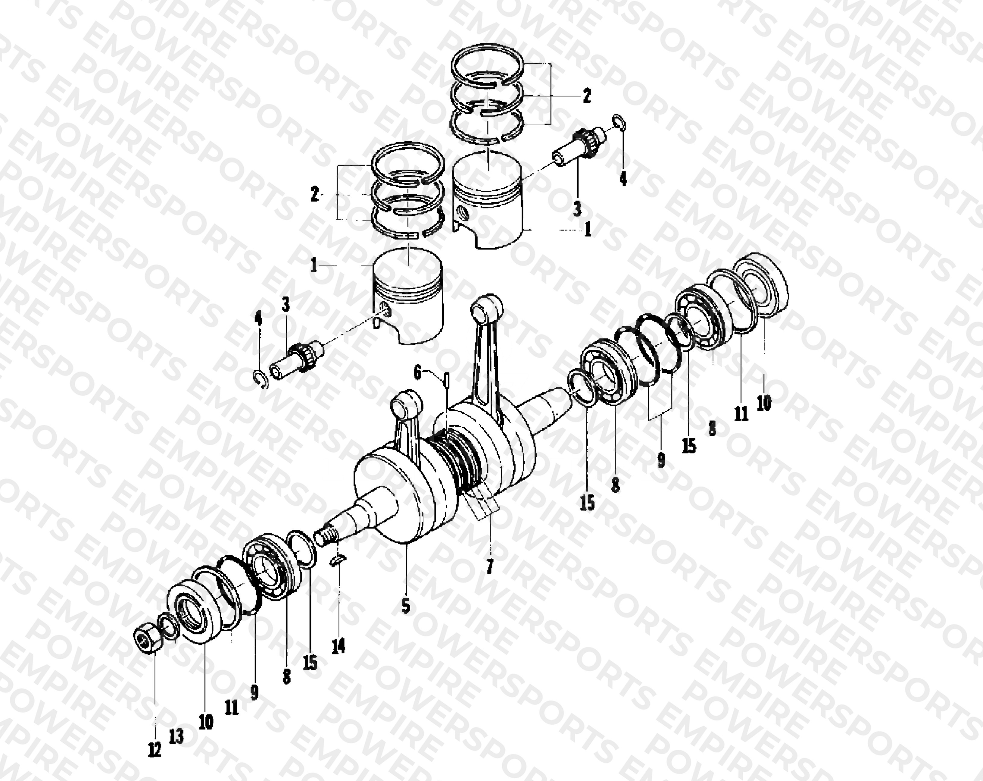 PISTON AND CRANKSHAFT