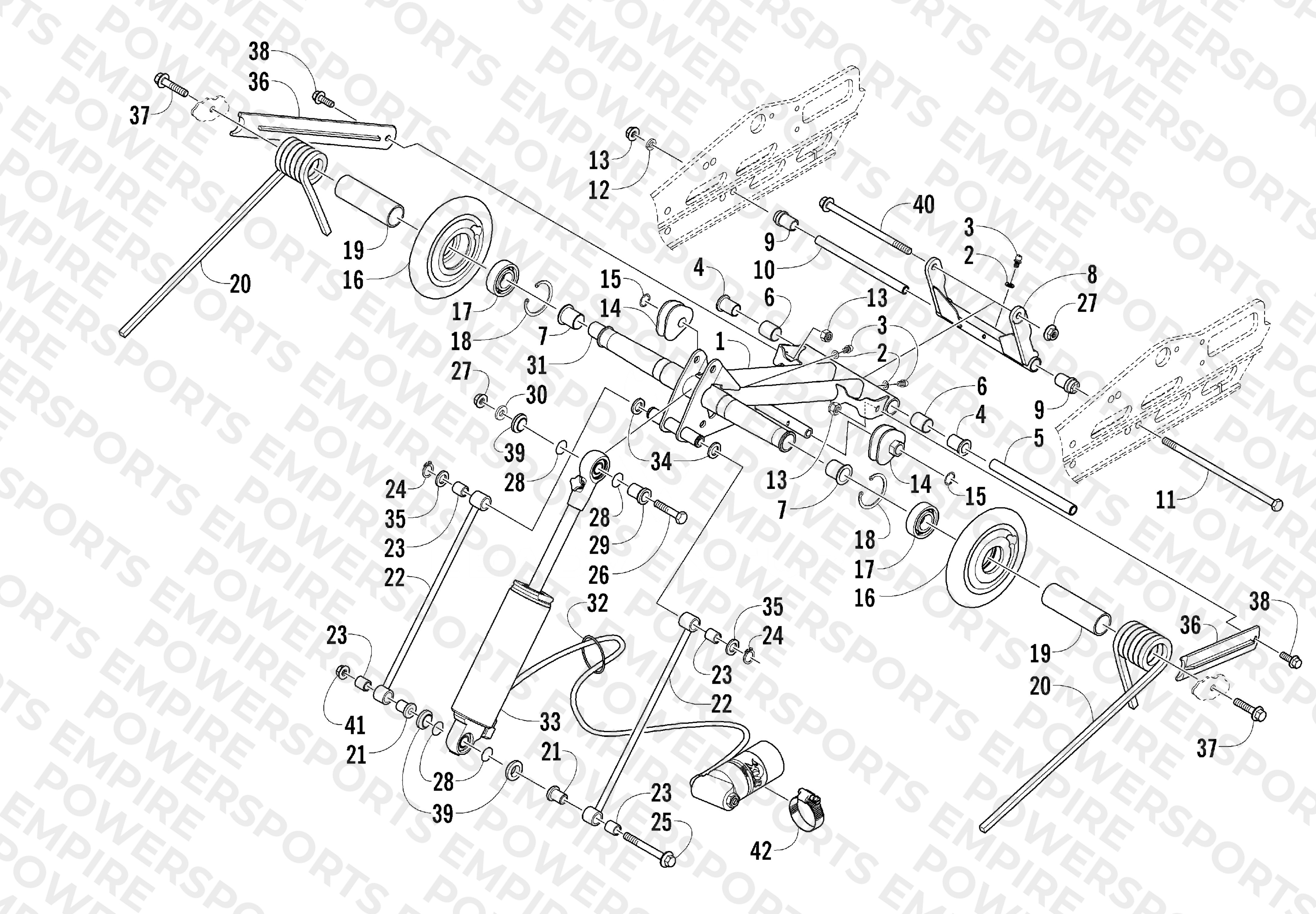 REAR SUSPENSION REAR ARM ASSEMBLY