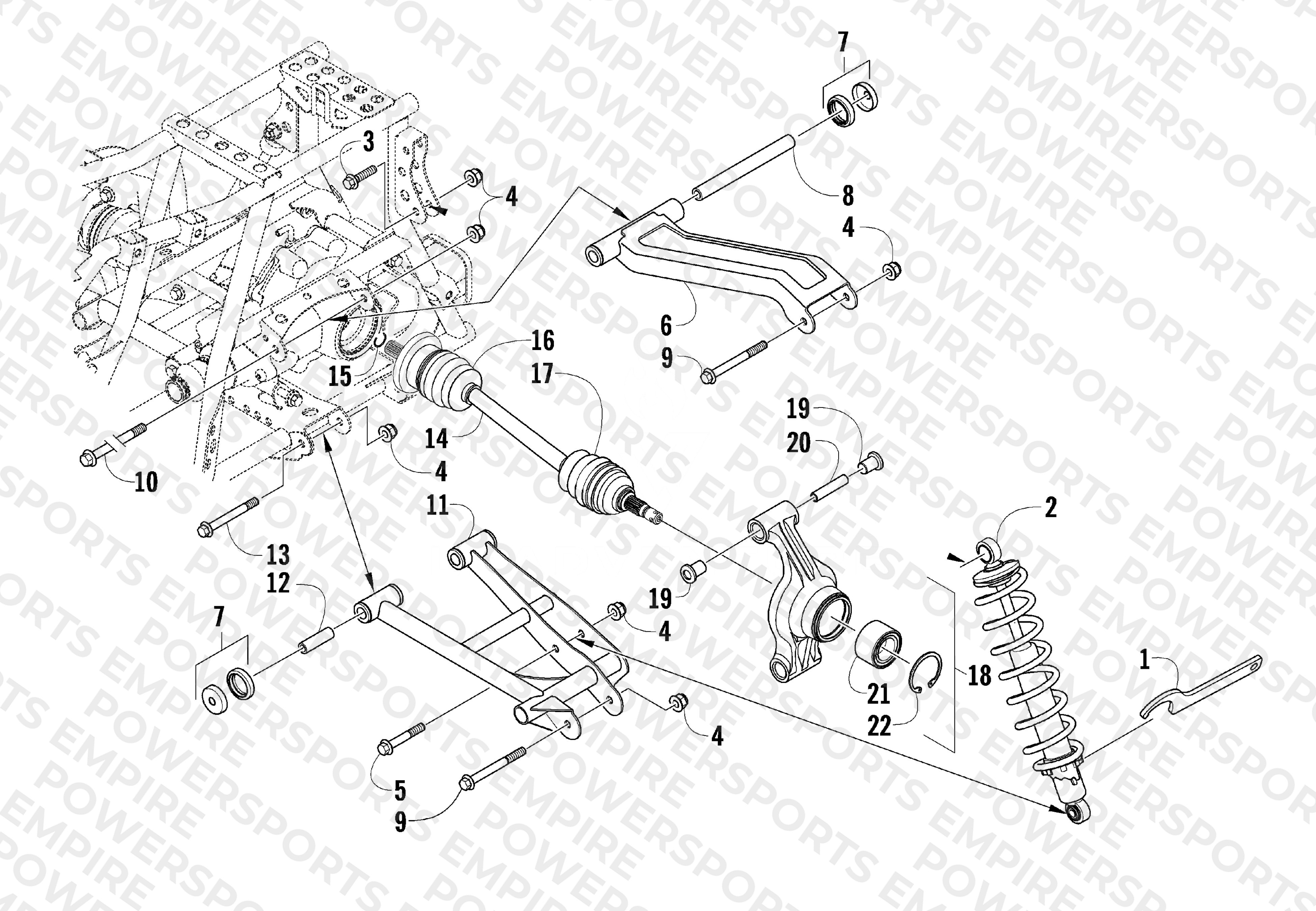 REAR SUSPENSION ASSEMBLY