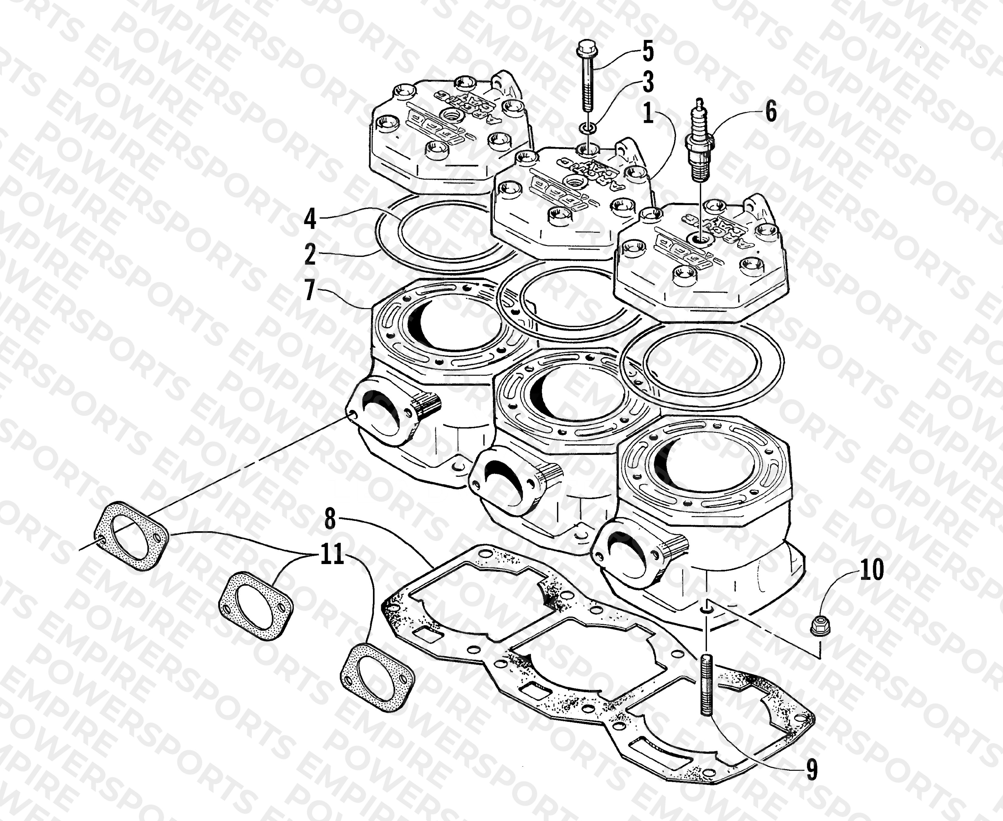 CYLINDER AND HEAD ASSEMBLY