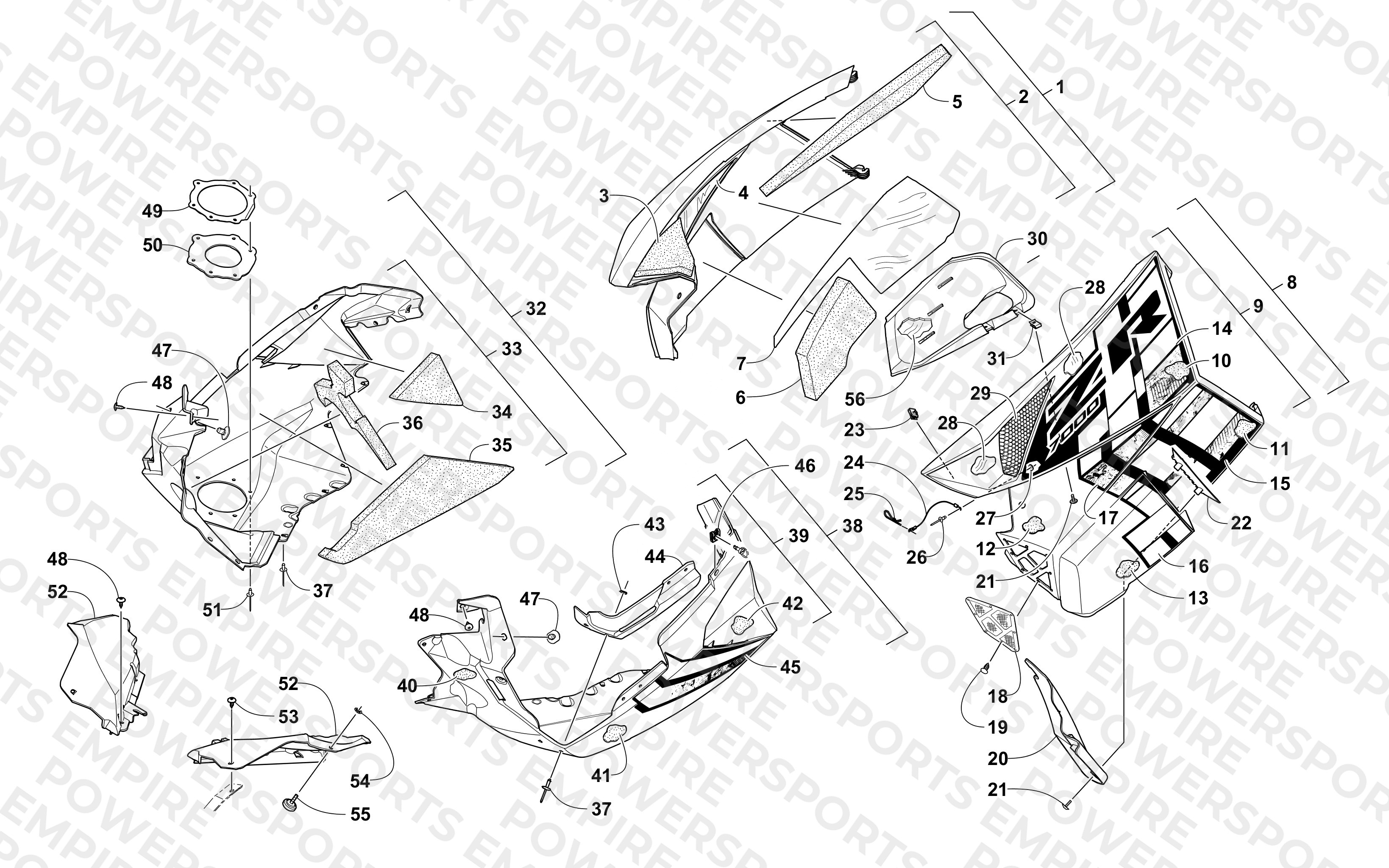 SKID PLATE AND SIDE PANEL ASSEMBLY