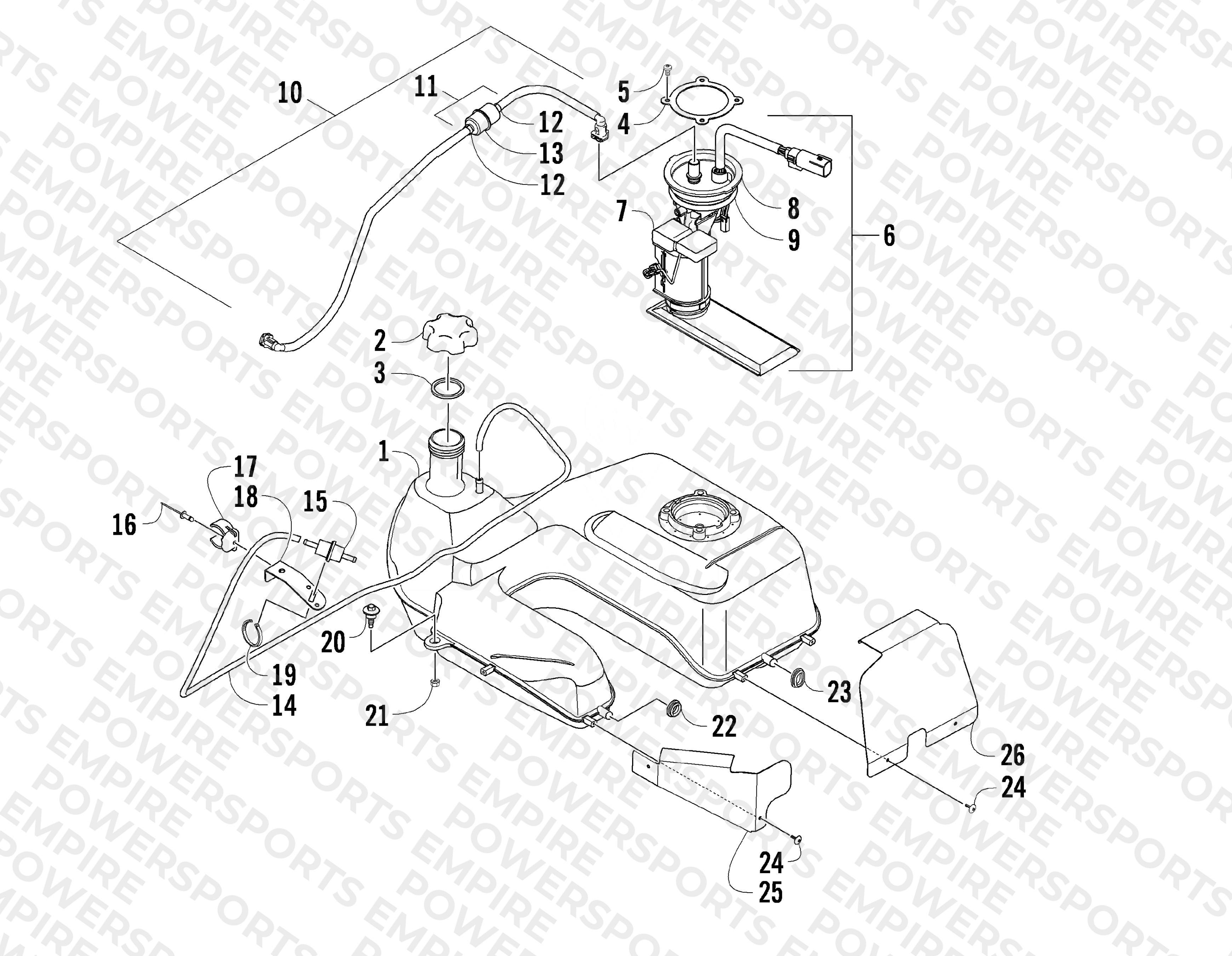 GAS TANK ASSEMBLY