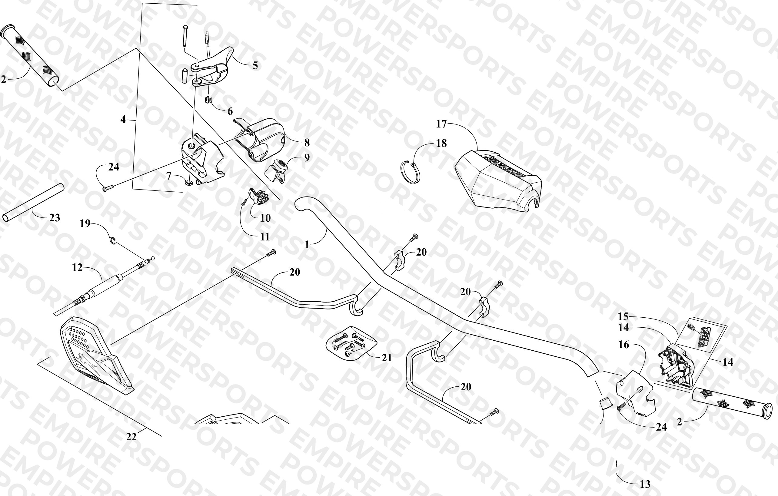 HANDLEBAR AND CONTROLS