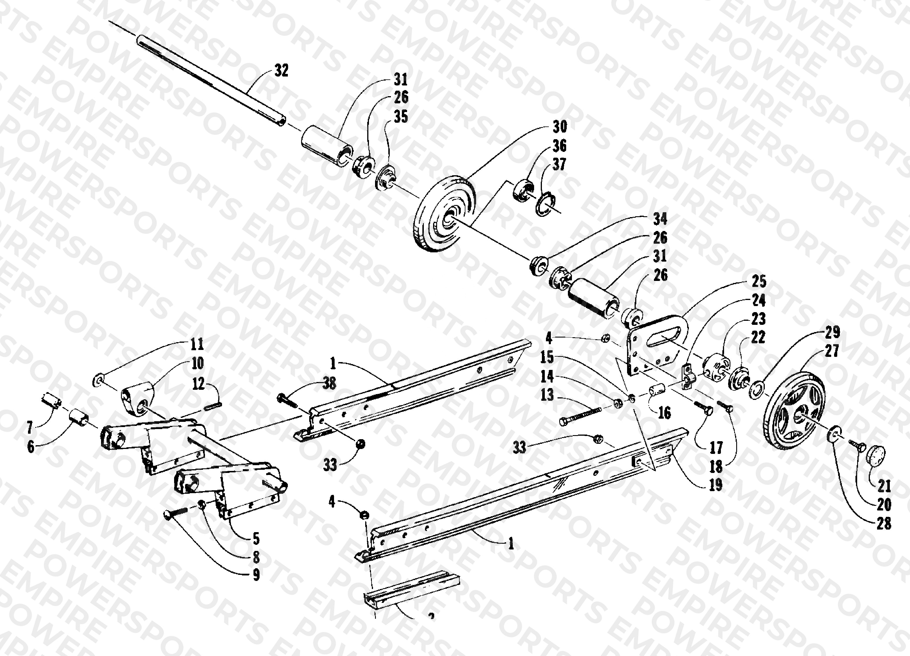 ARTICULATING SKID FRAME