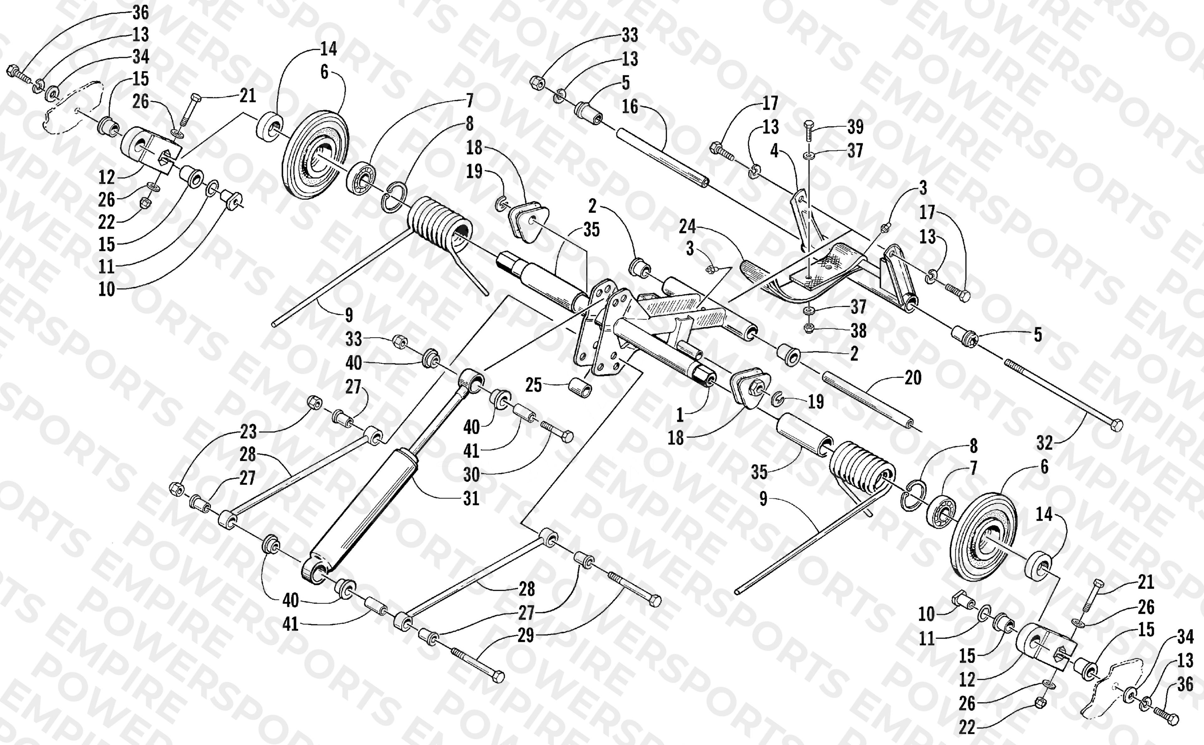 REAR SUSPENSION REAR ARM ASSEMBLY