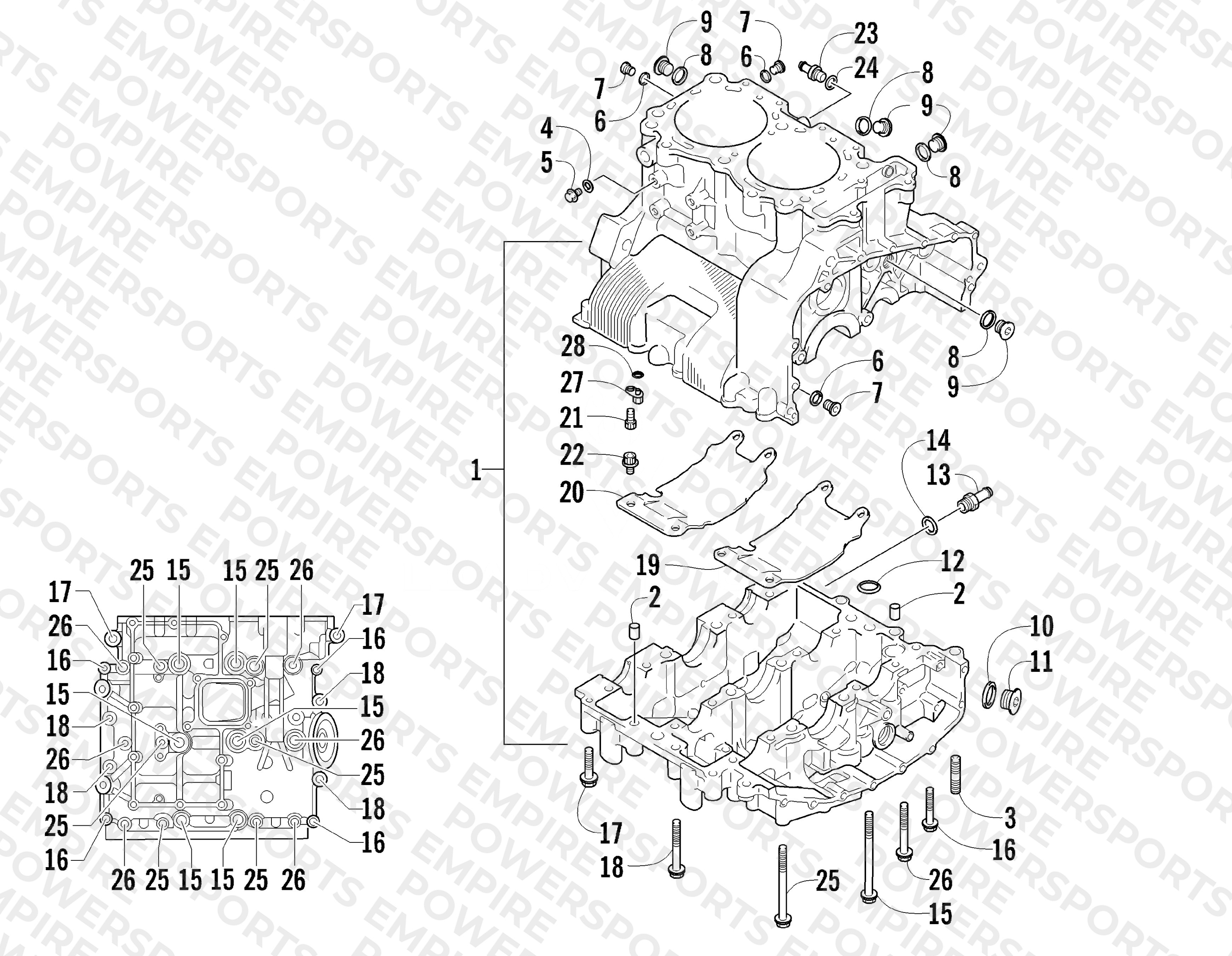 CRANKCASE ASSEMBLY