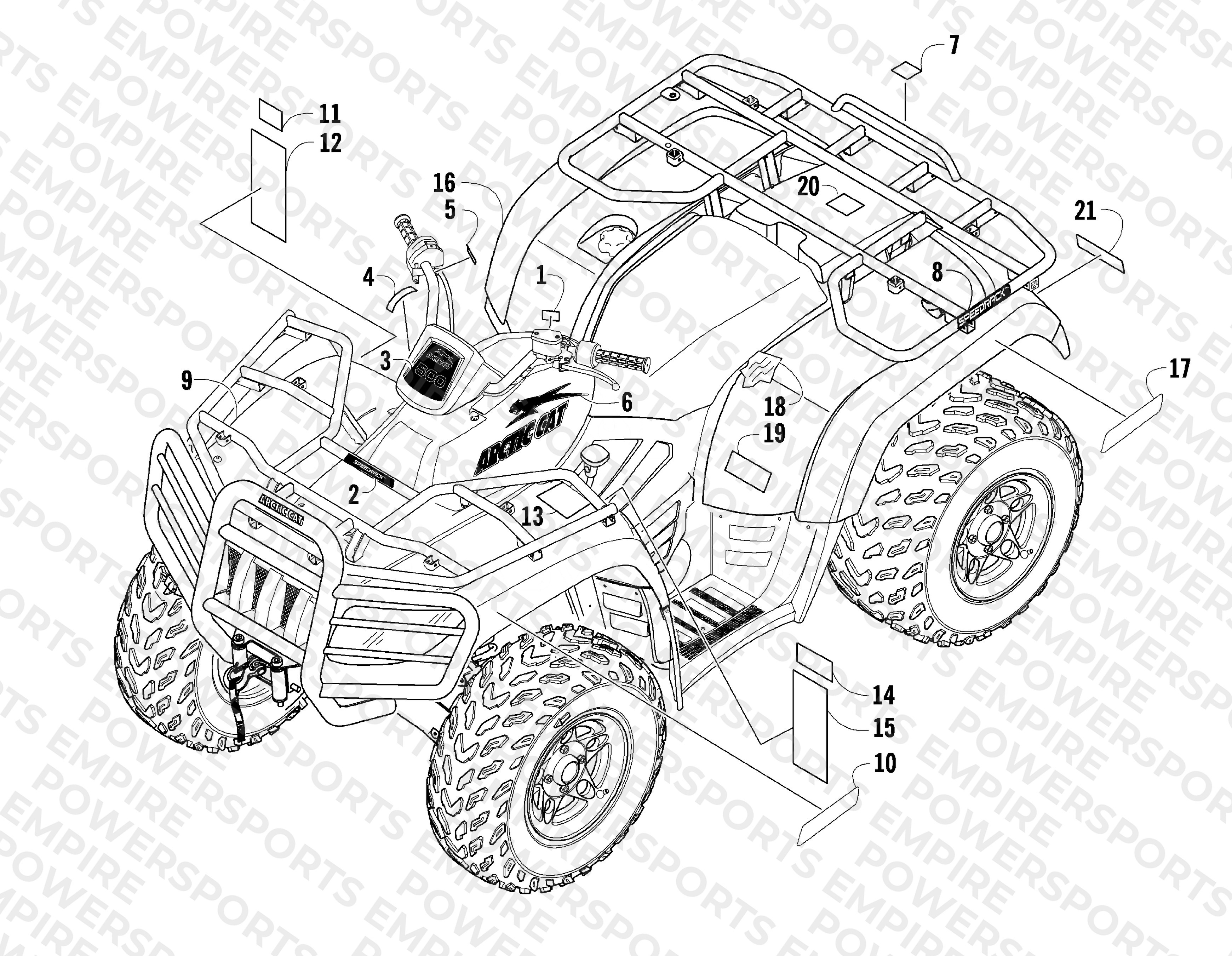 BODY PANELS AND DECALS (LE)