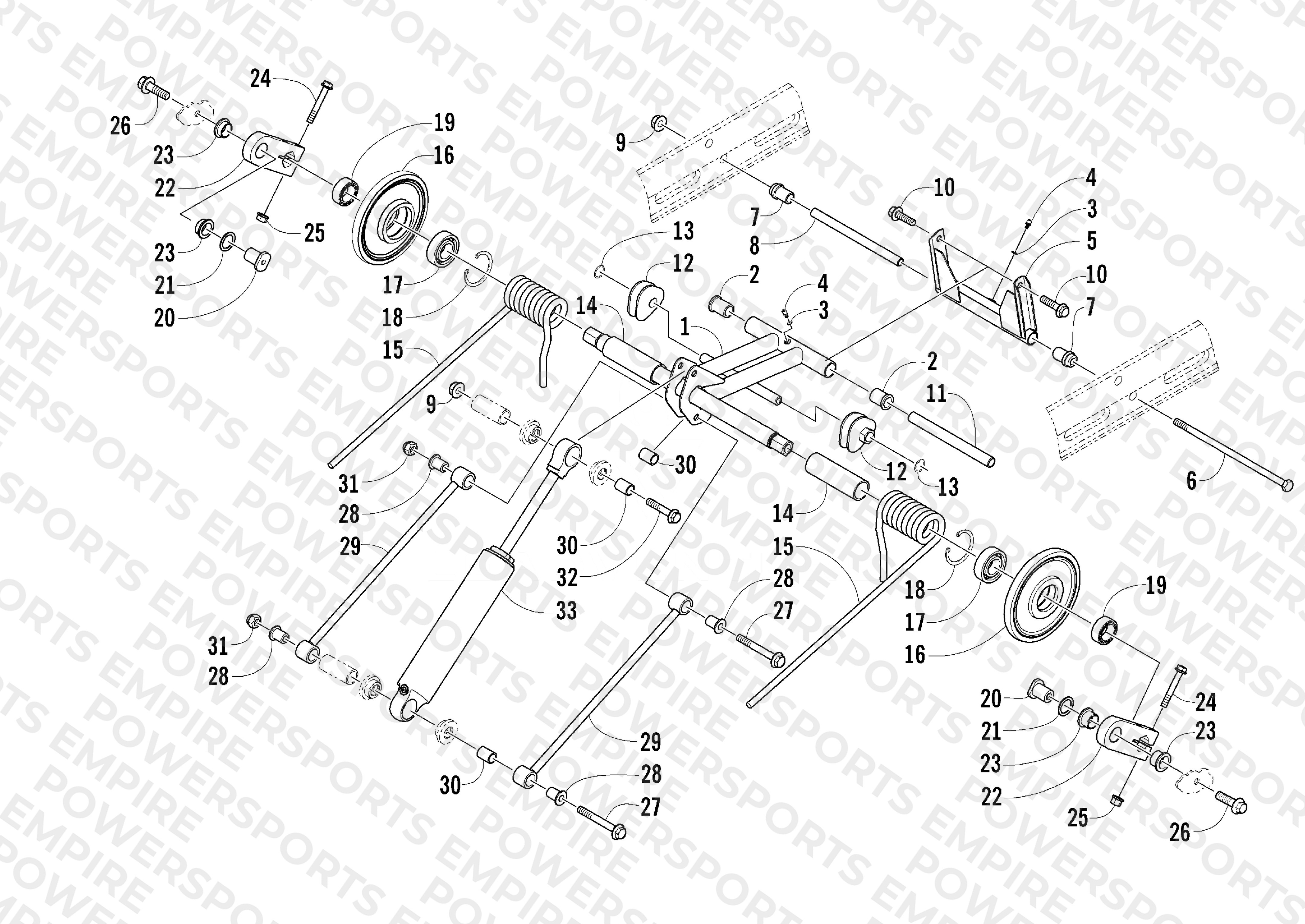 REAR SUSPENSION REAR ARM ASSEMBLY