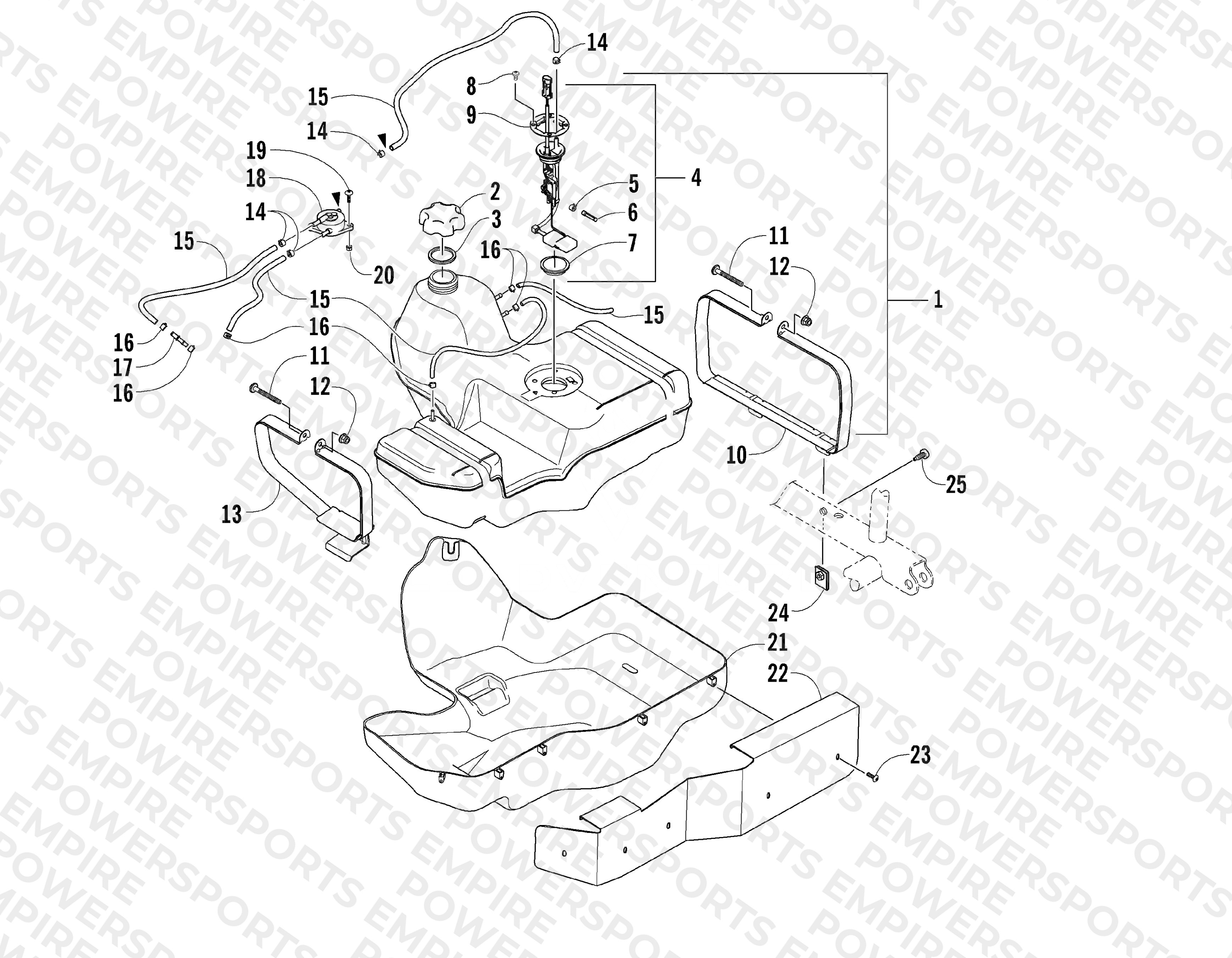 GAS TANK ASSEMBLY