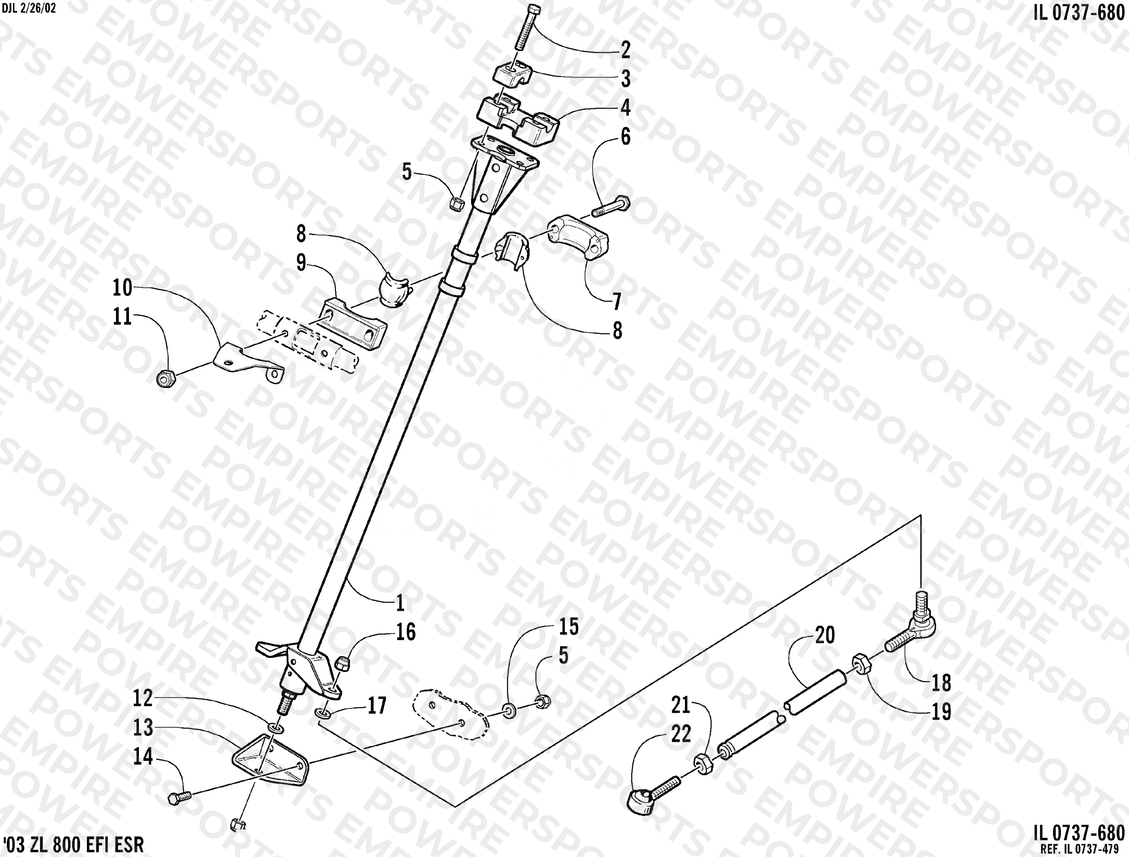 STEERING POST ASSEMBLY