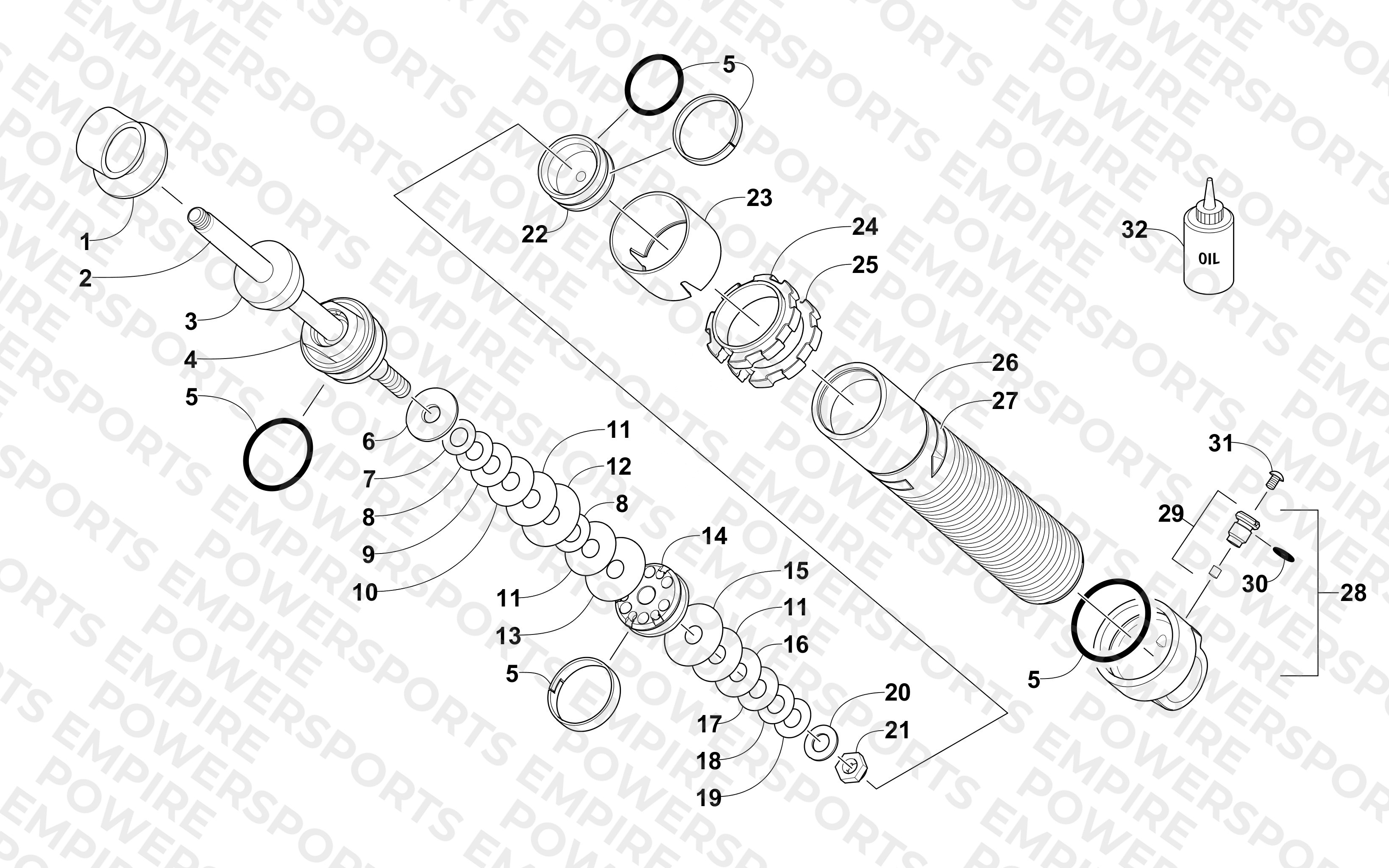 FRONT SUSPENSION SHOCK ABSORBER