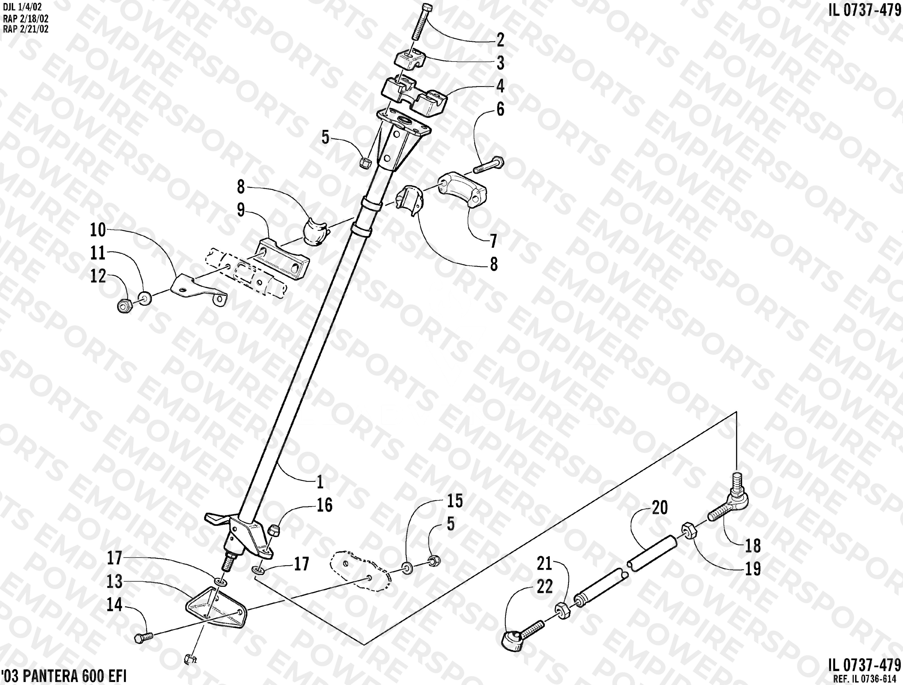 STEERING POST ASSEMBLY