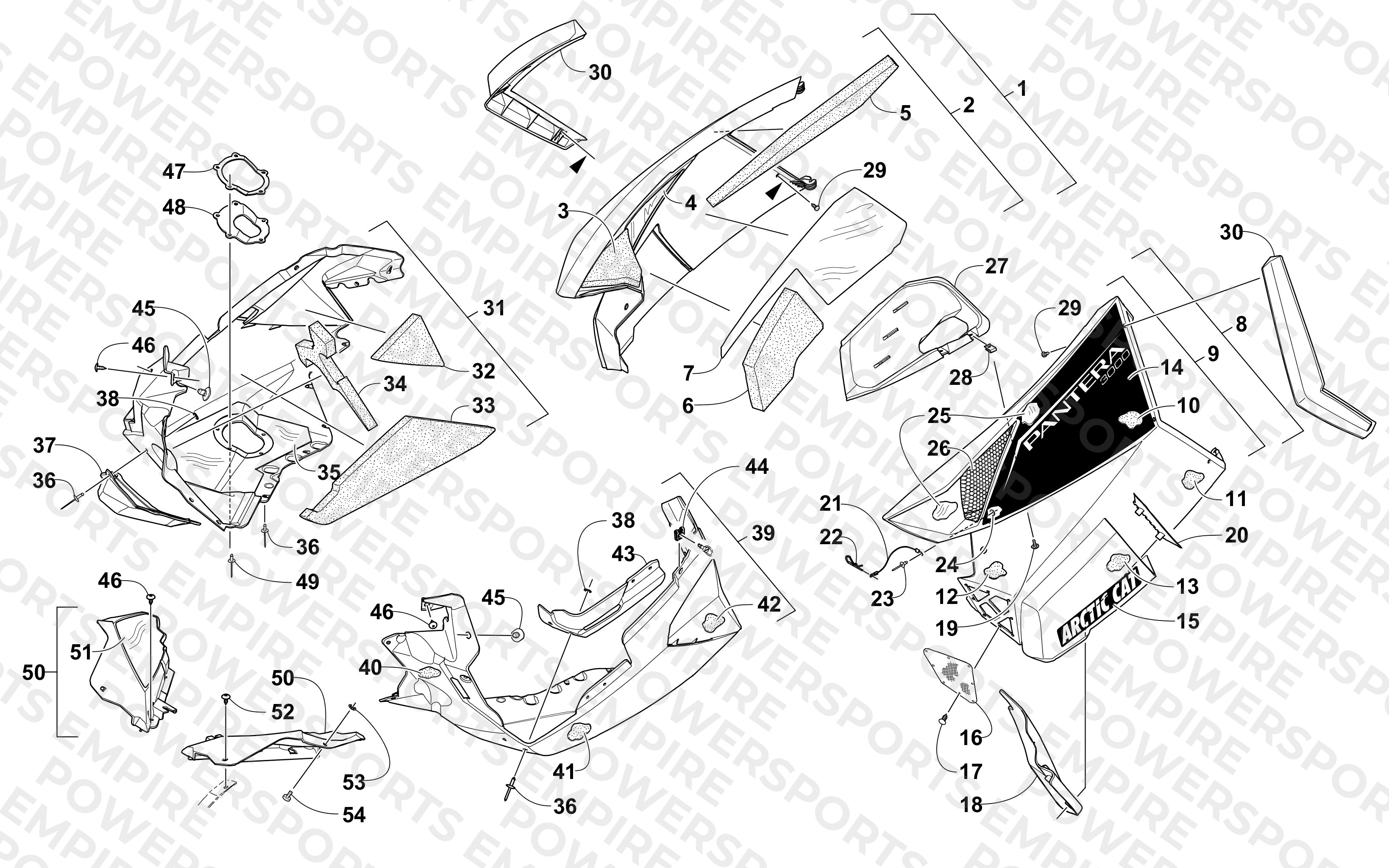 SKID PLATE AND SIDE PANEL ASSEMBLY