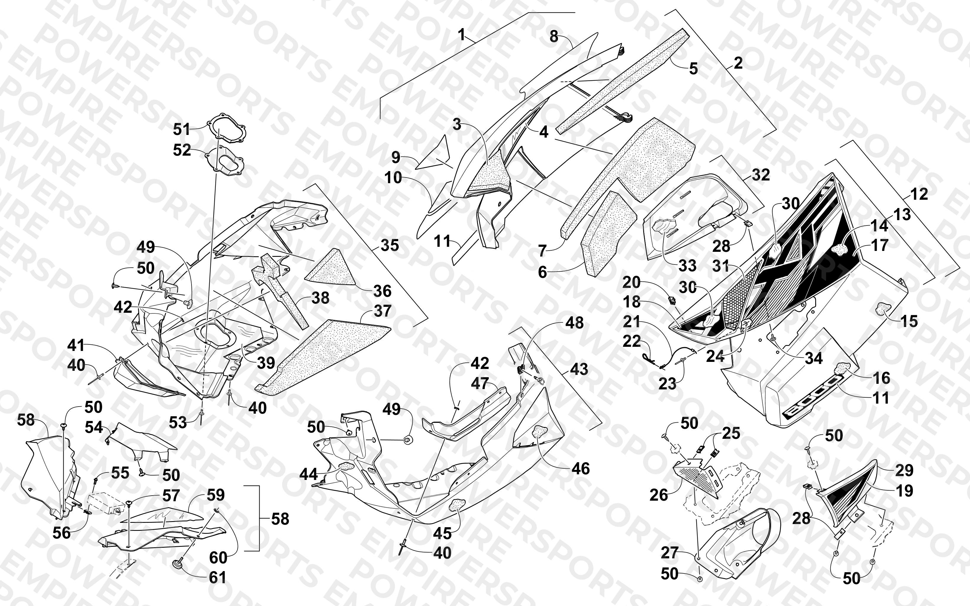SKID PLATE AND SIDE PANEL ASSEMBLY
