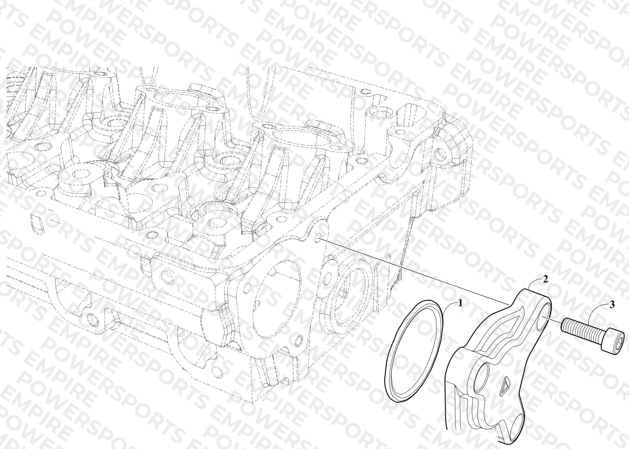 HYDRAULIC PUMP ADAPTER ON 3RD PTO