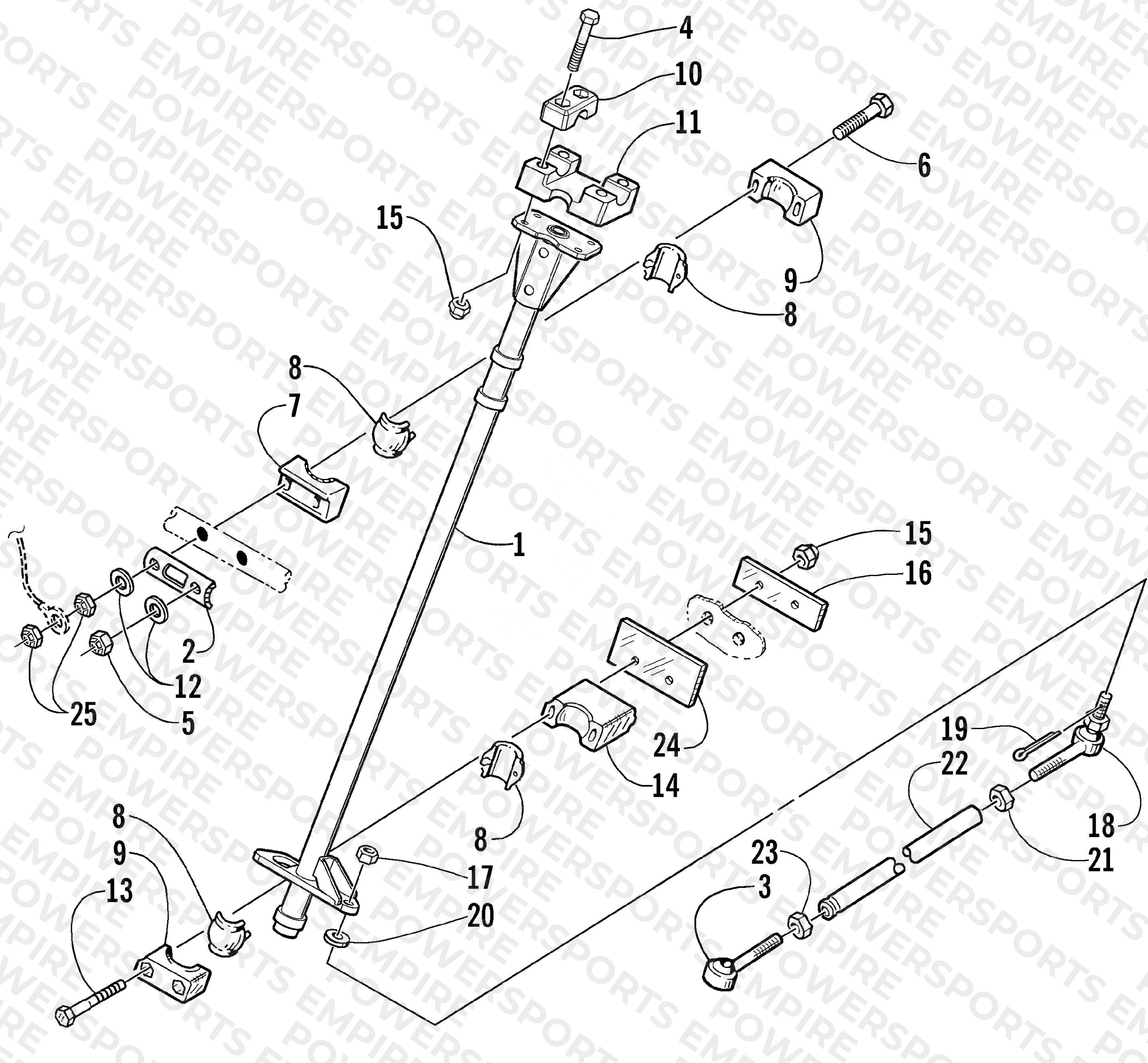 STEERING POST ASSEMBLY