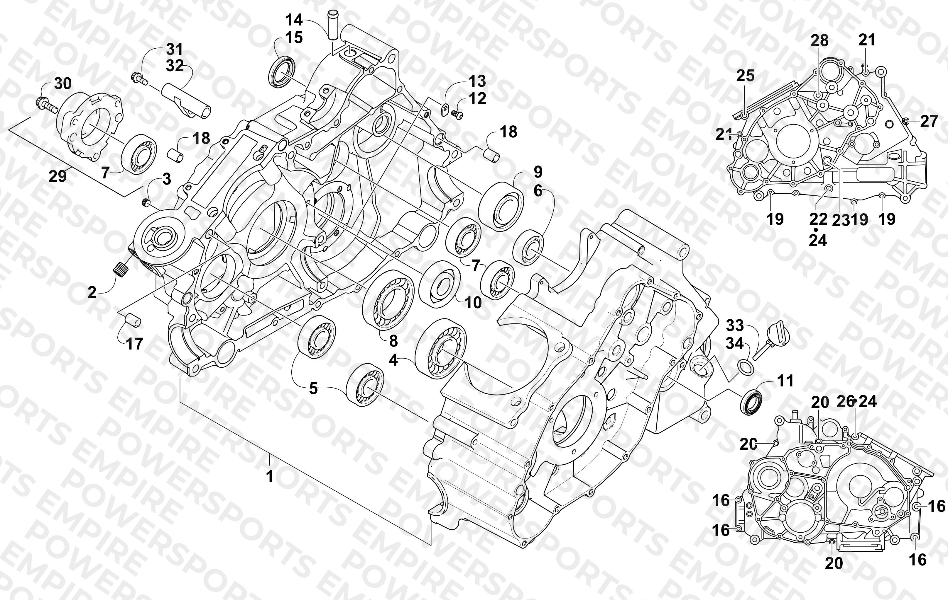 CRANKCASE ASSEMBLY