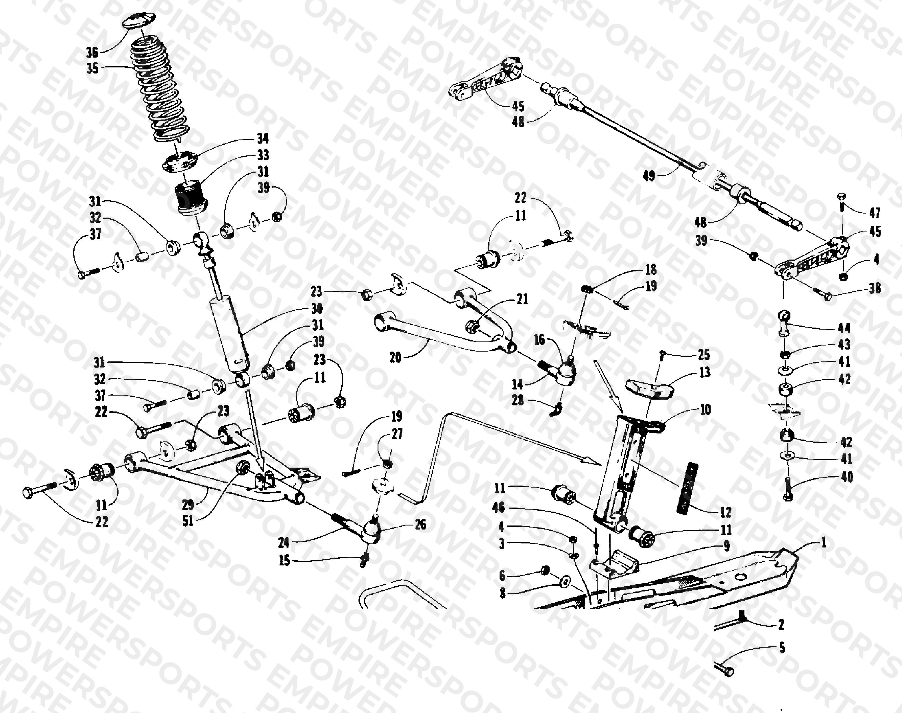 SKI AND FRONT SUSPENSION