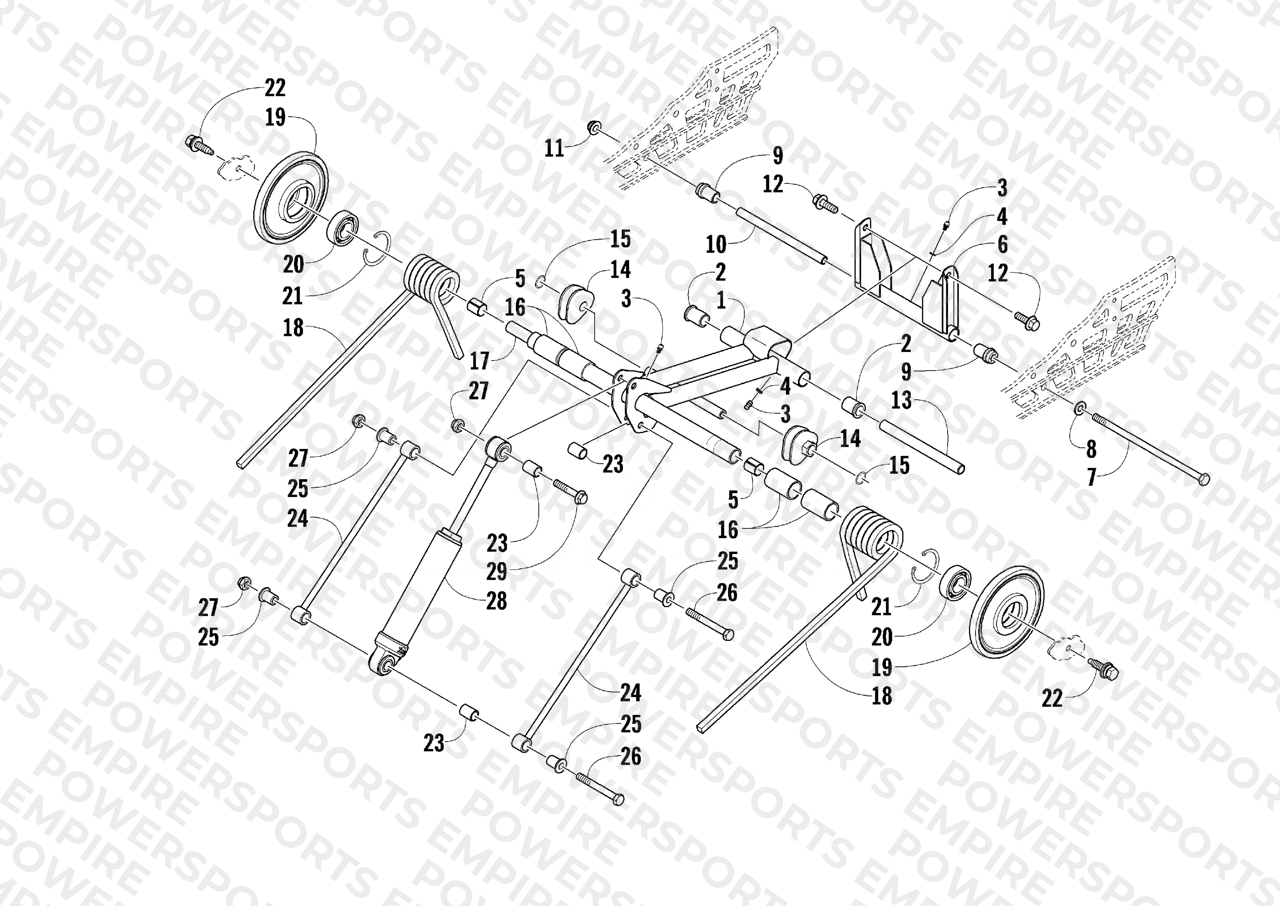REAR SUSPENSION REAR ARM ASSEMBLY